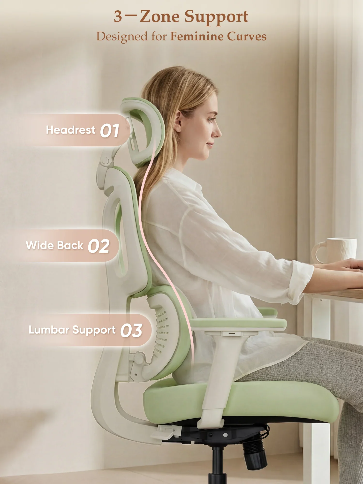 S3 Pro Office Chair with Colorful Lifestyle Design - Image 72