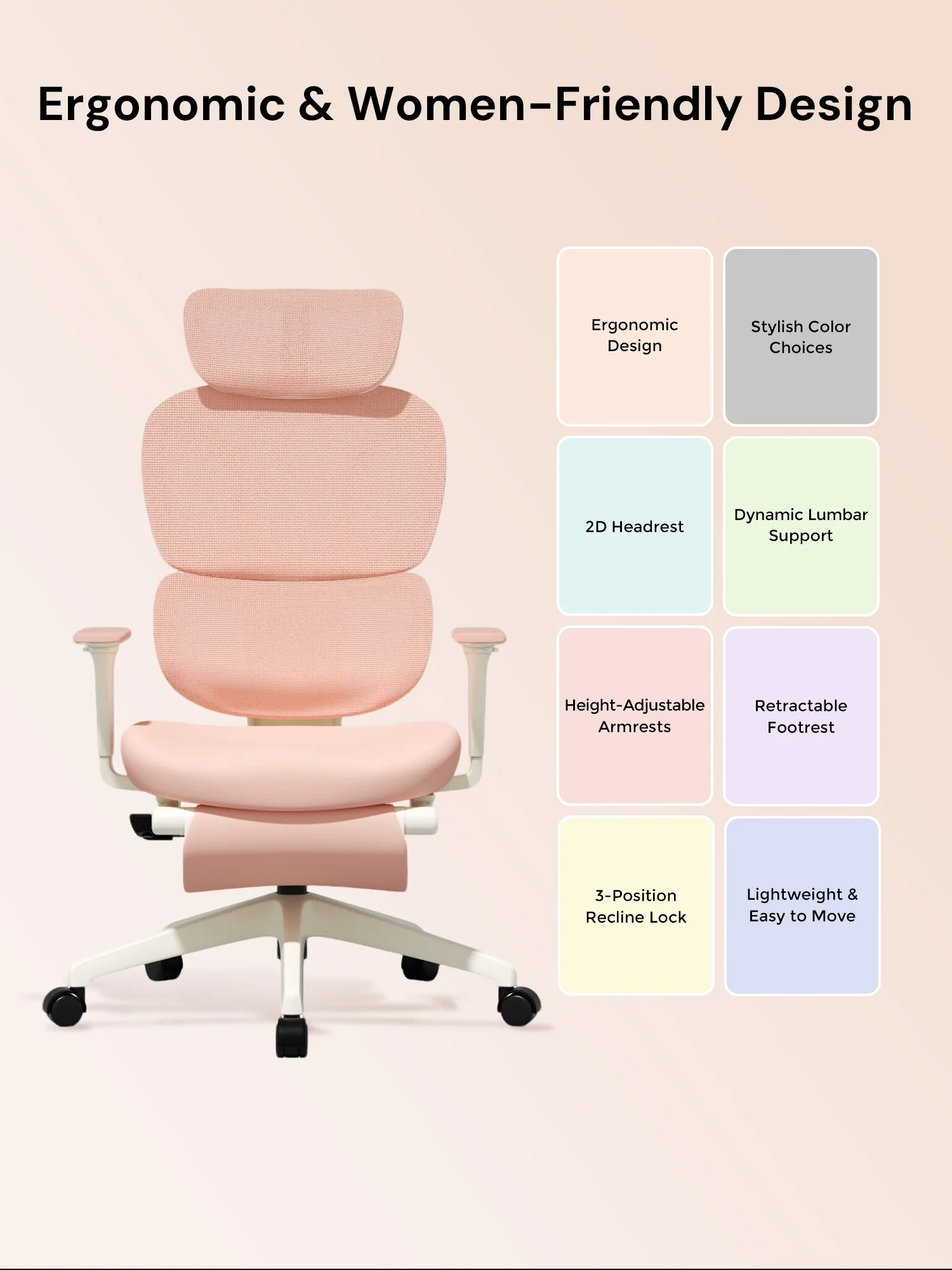 S3 Office Chair with Colorful Lifestyle Design - Image 109
