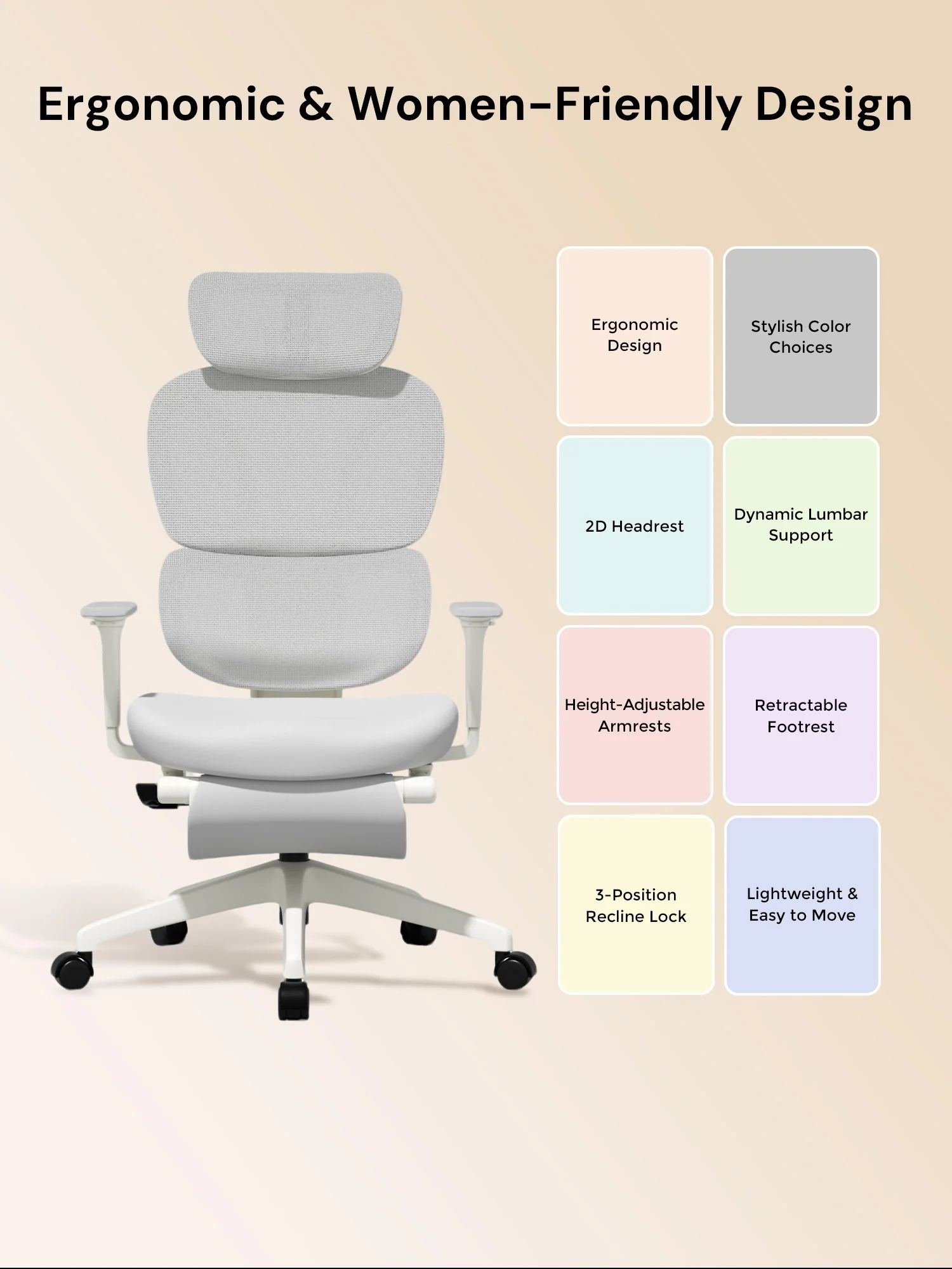 S3 Office Chair with Colorful Lifestyle Design - Image 116