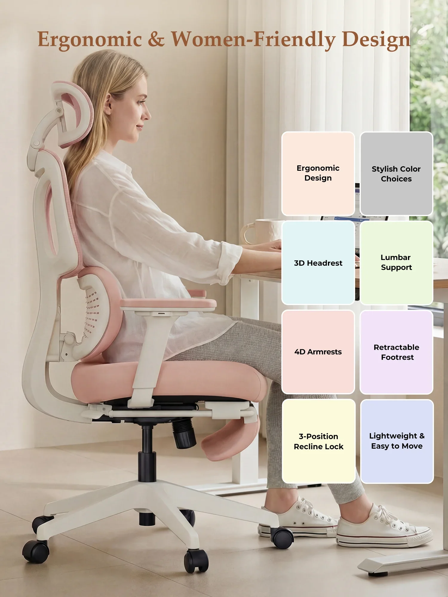 S3 Office Chair with Colorful Lifestyle Design - Image 141