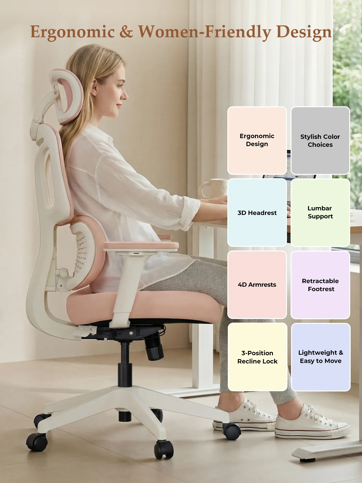 S3 Office Chair with Colorful Lifestyle Design - Image 197