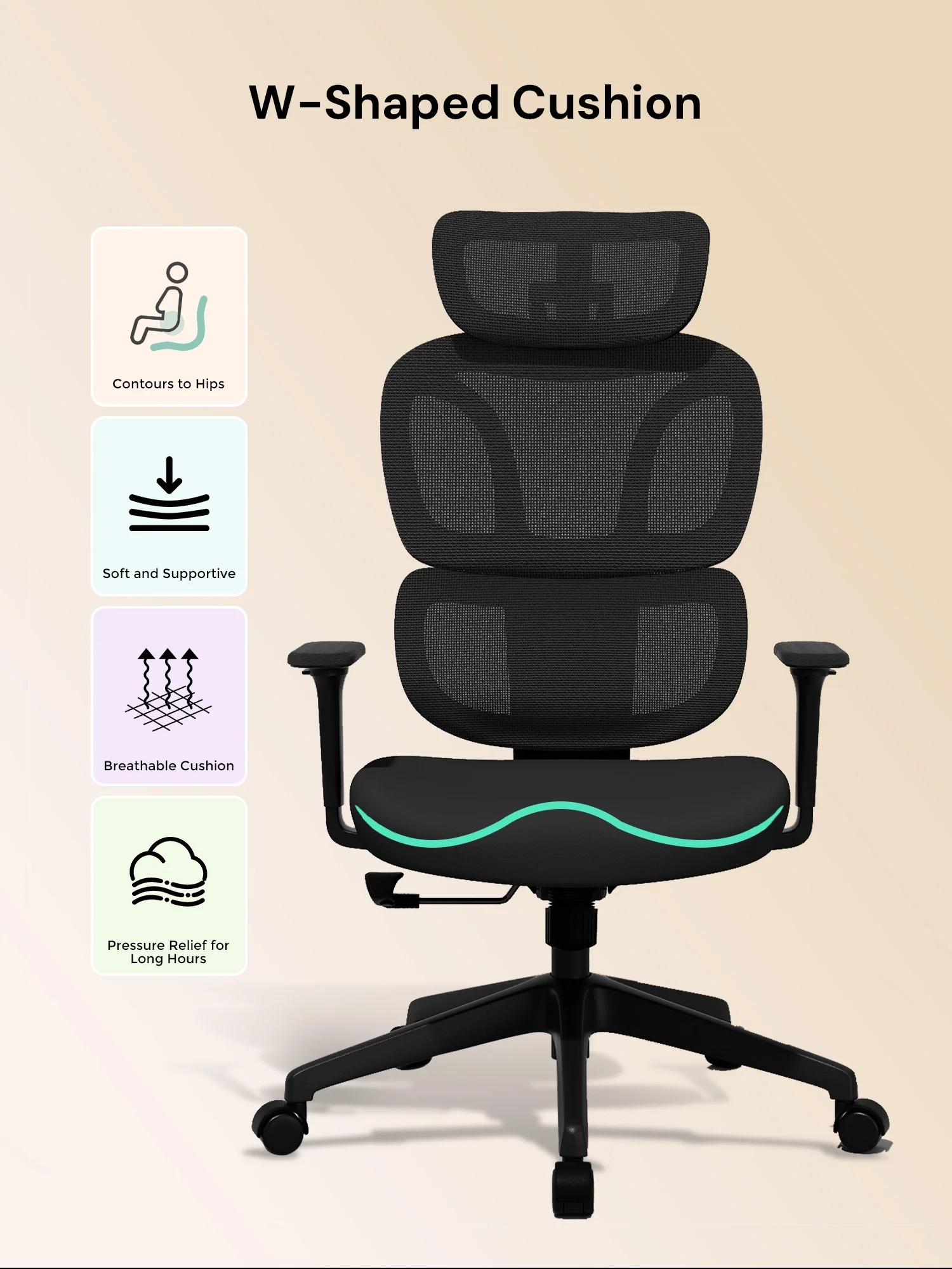 S3 Office Chair with Colorful Lifestyle Design - Image 54