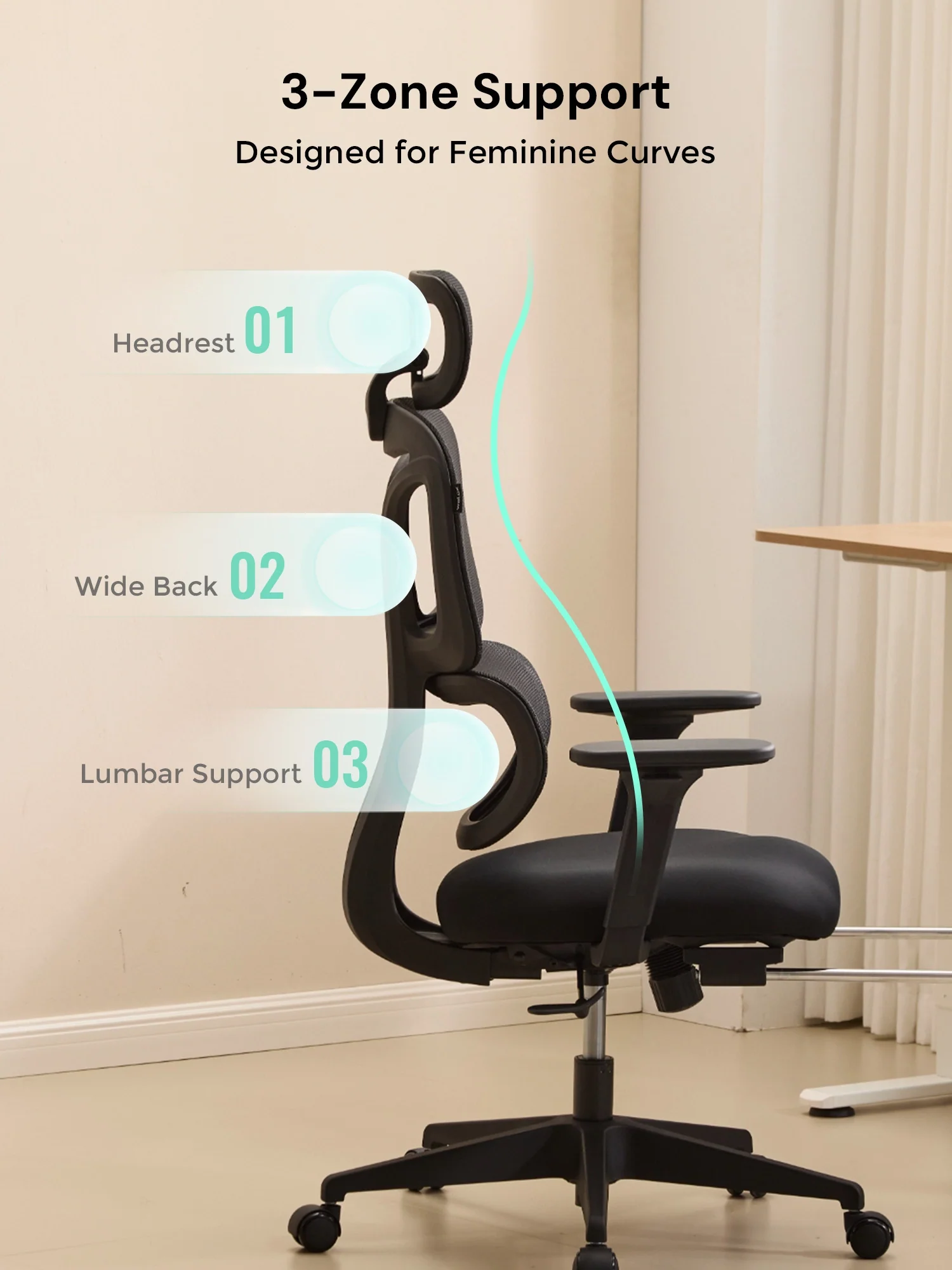 S3 Office Chair with Colorful Lifestyle Design - Image 57