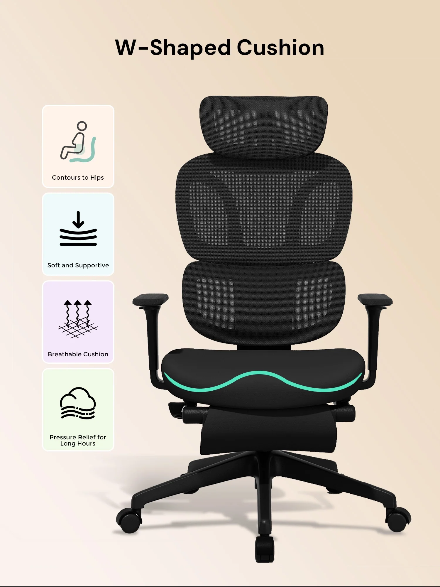S3 Office Chair with Colorful Lifestyle Design - Image 66