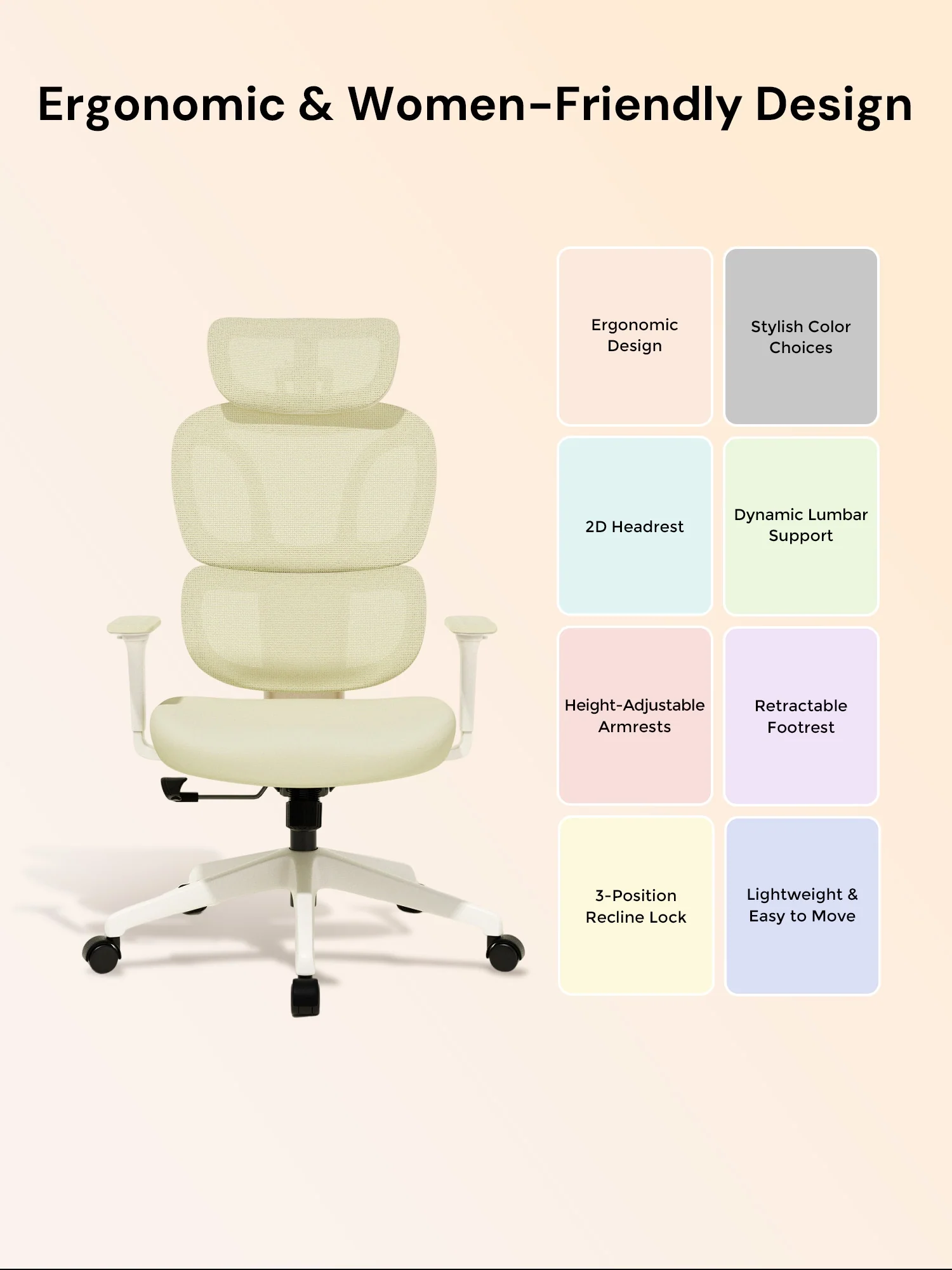 S3 Office Chair with Colorful Lifestyle Design - Image 67
