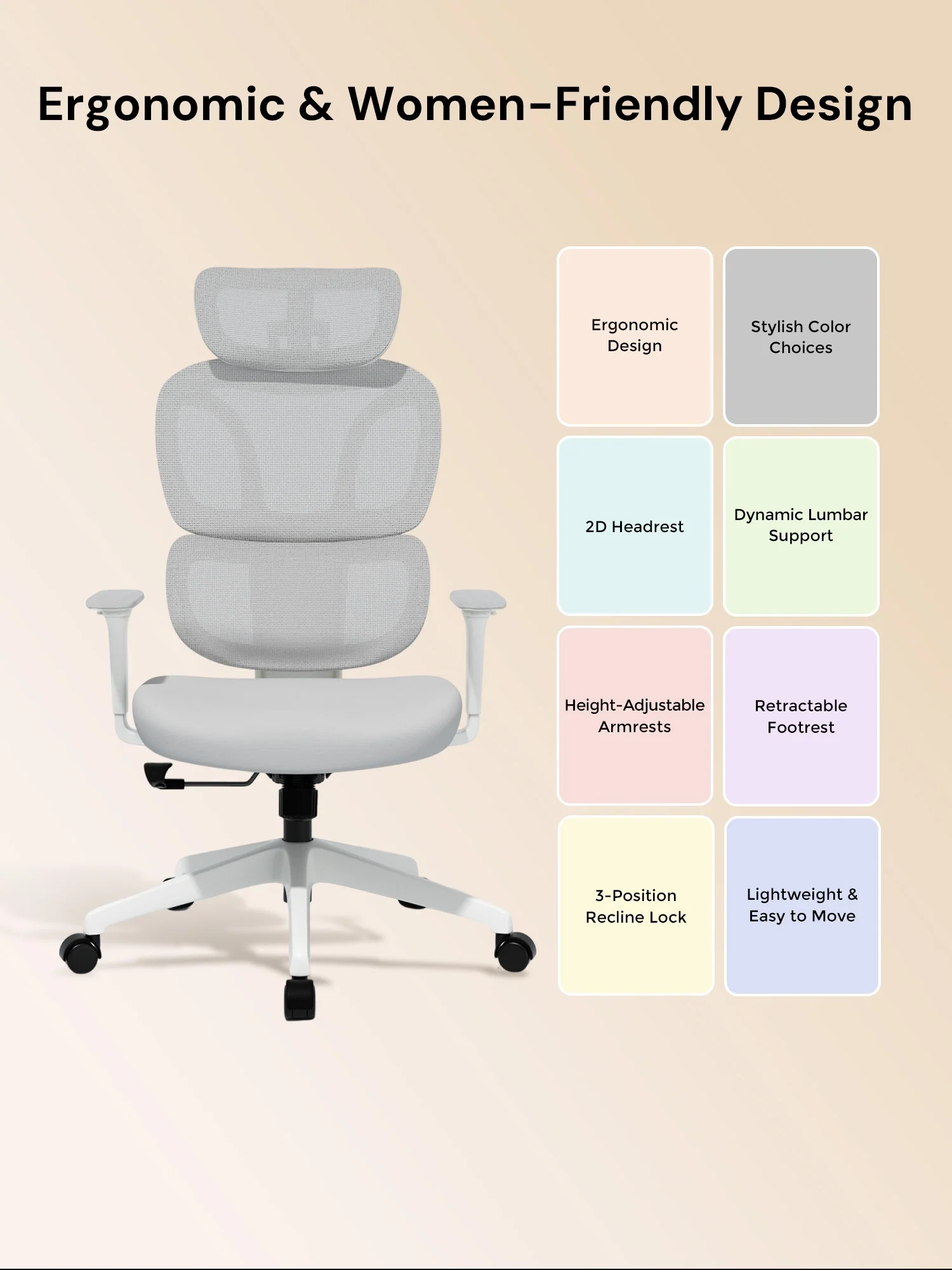 S3 Office Chair with Colorful Lifestyle Design - Image 77