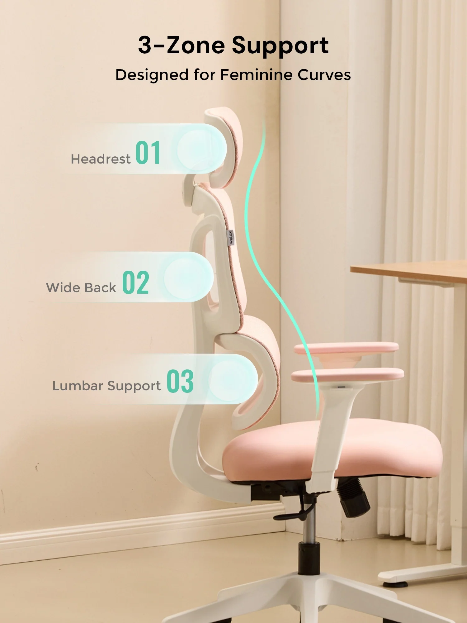 S3 Office Chair with Colorful Lifestyle Design - Image 90