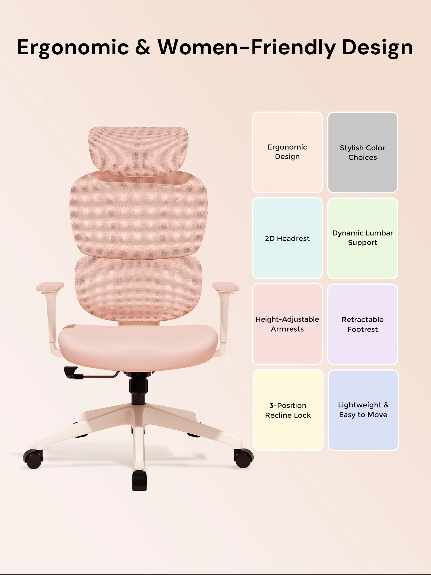 S3 Office Chair with Colorful Lifestyle Design - Image 92