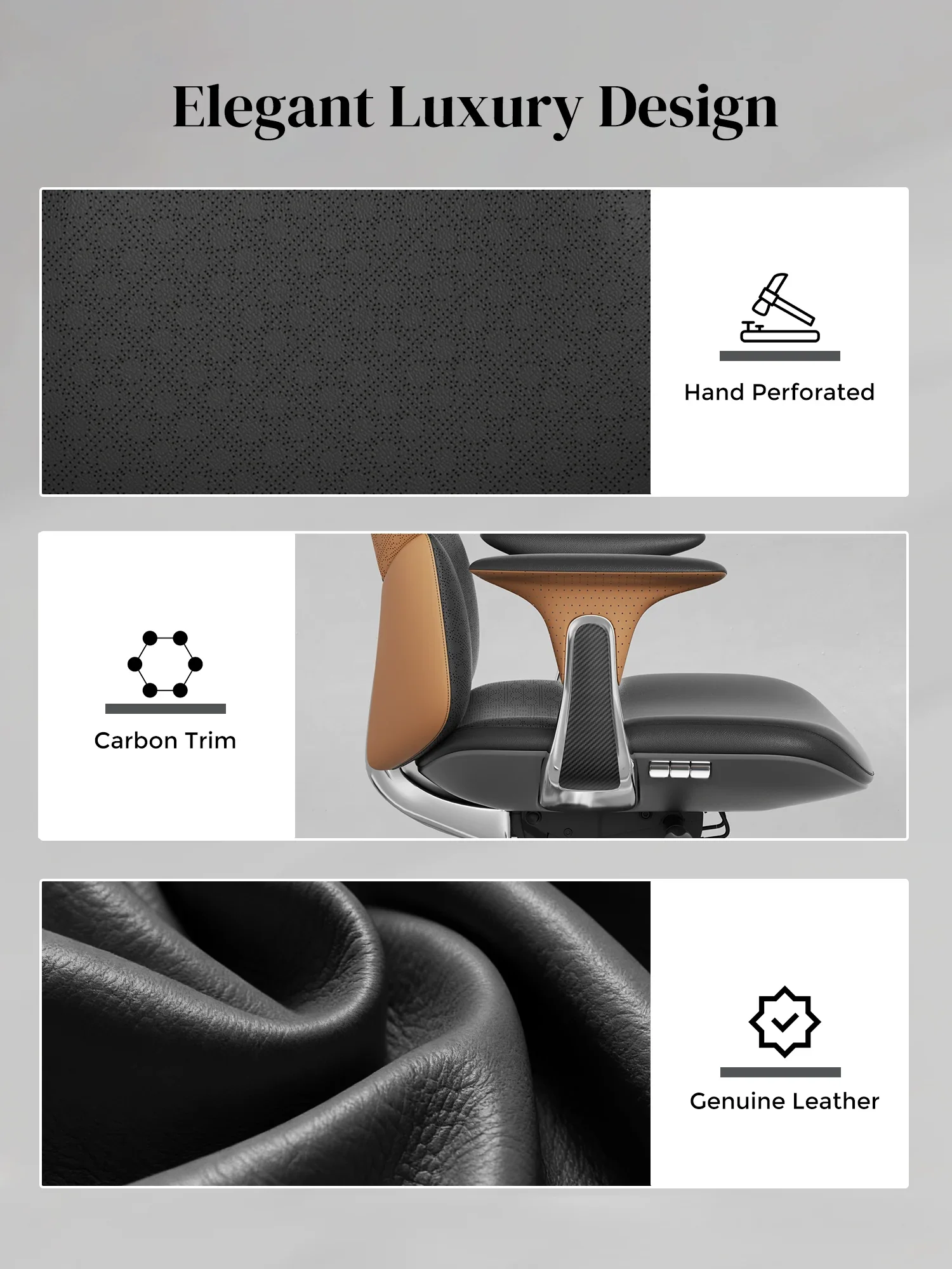 Nyla Leather Chair with Easy Adjustment - Image 127