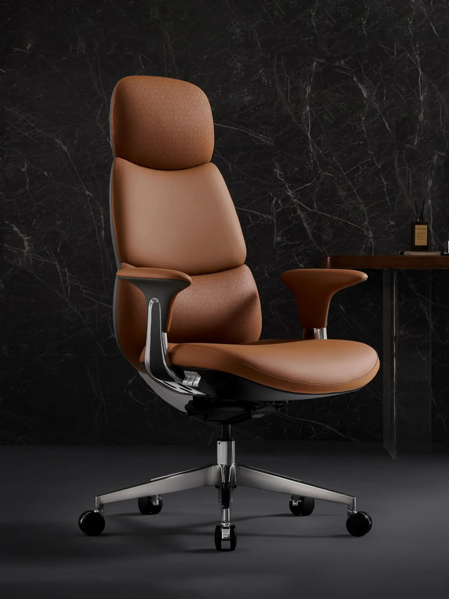 Nyla Leather Chair with Easy Adjustment - Image 14