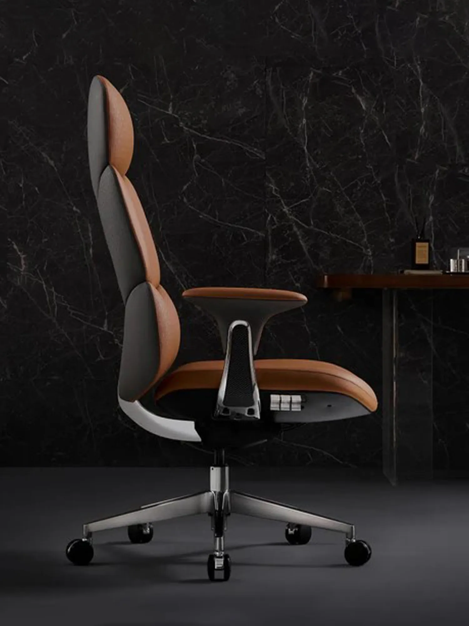 Nyla Leather Chair with Easy Adjustment - Image 16