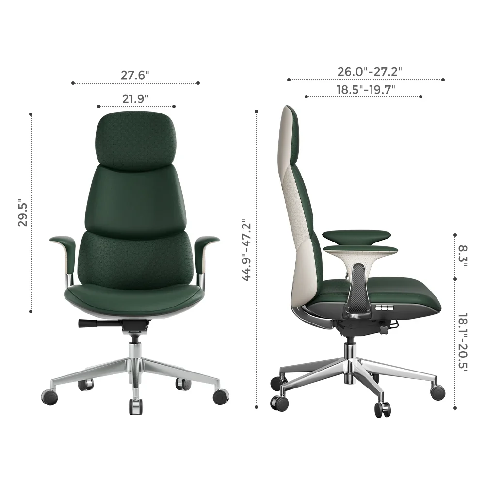 Nyla Leather Chair with Easy Adjustment - Image 161