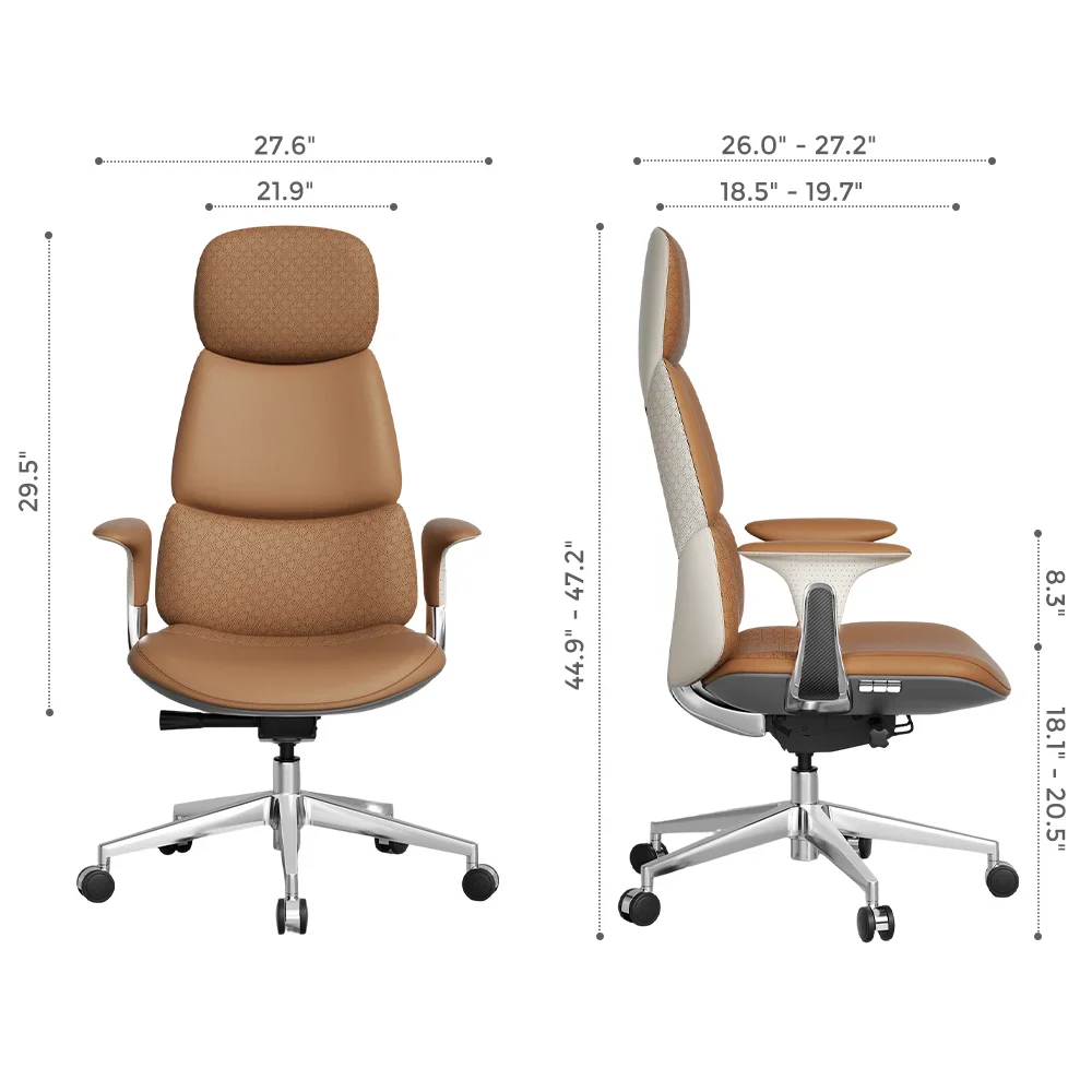 Nyla Leather Chair with Easy Adjustment - Image 172