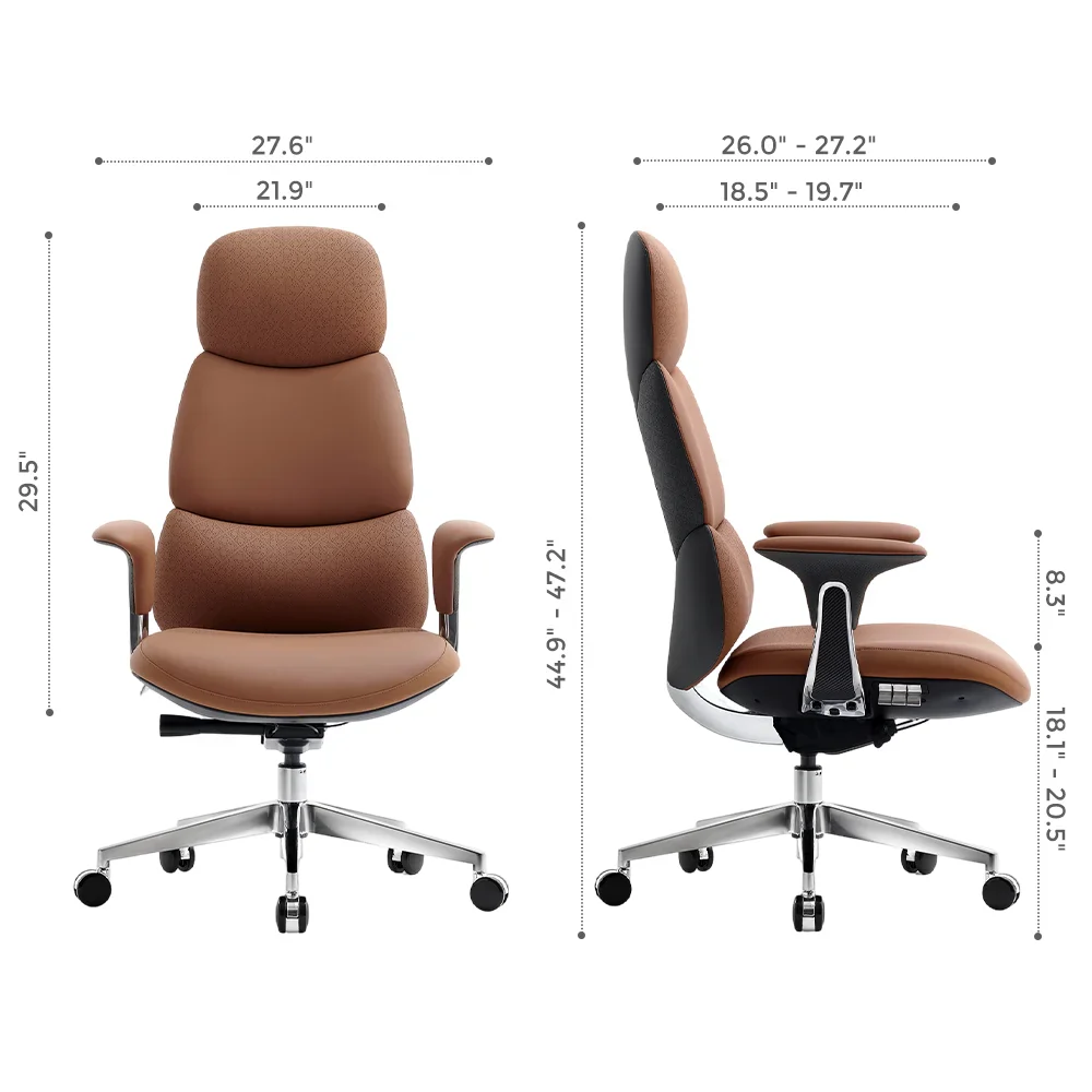 Nyla Leather Chair with Easy Adjustment - Image 183