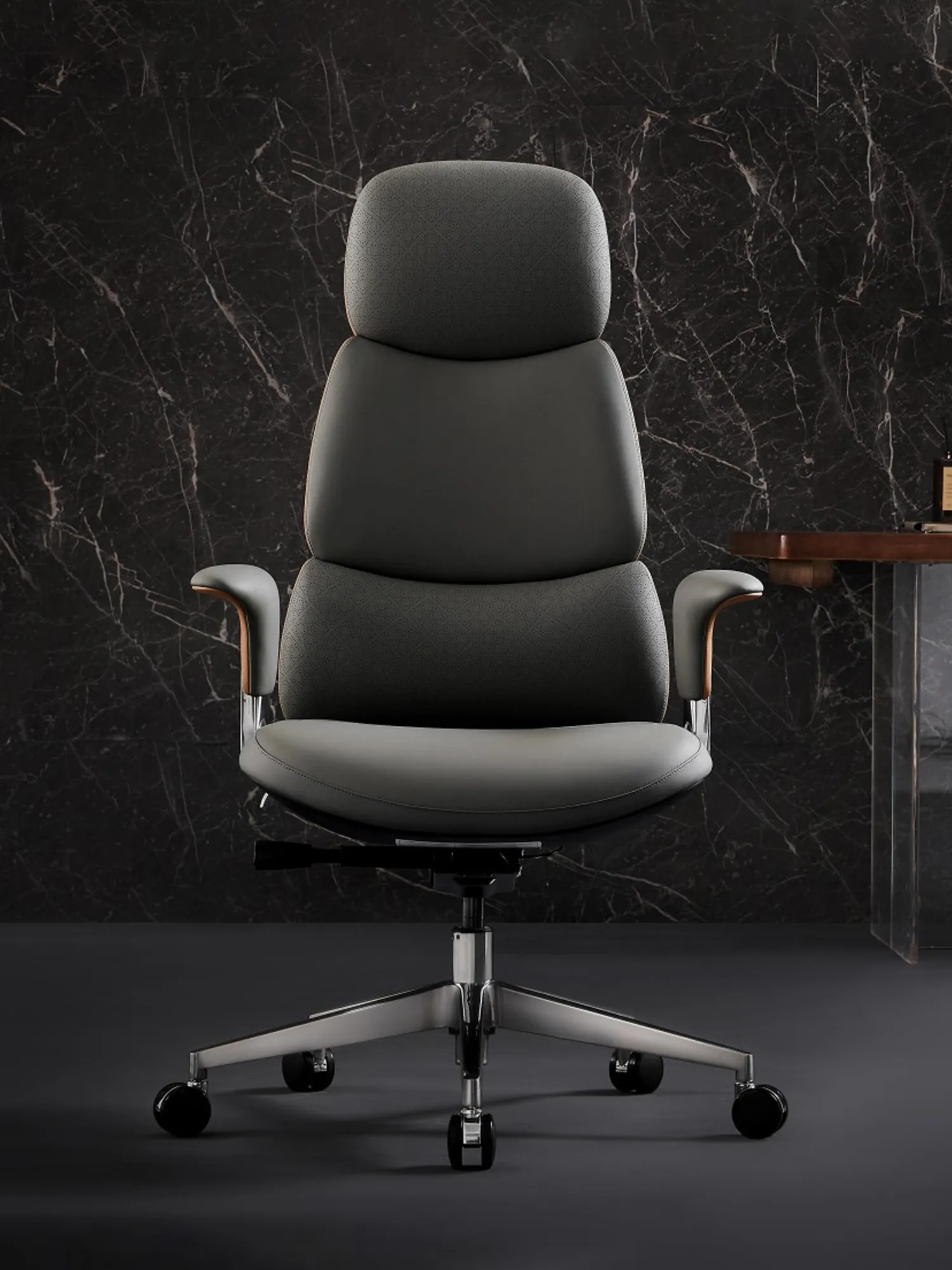 Nyla Leather Chair with Easy Adjustment - Image 27