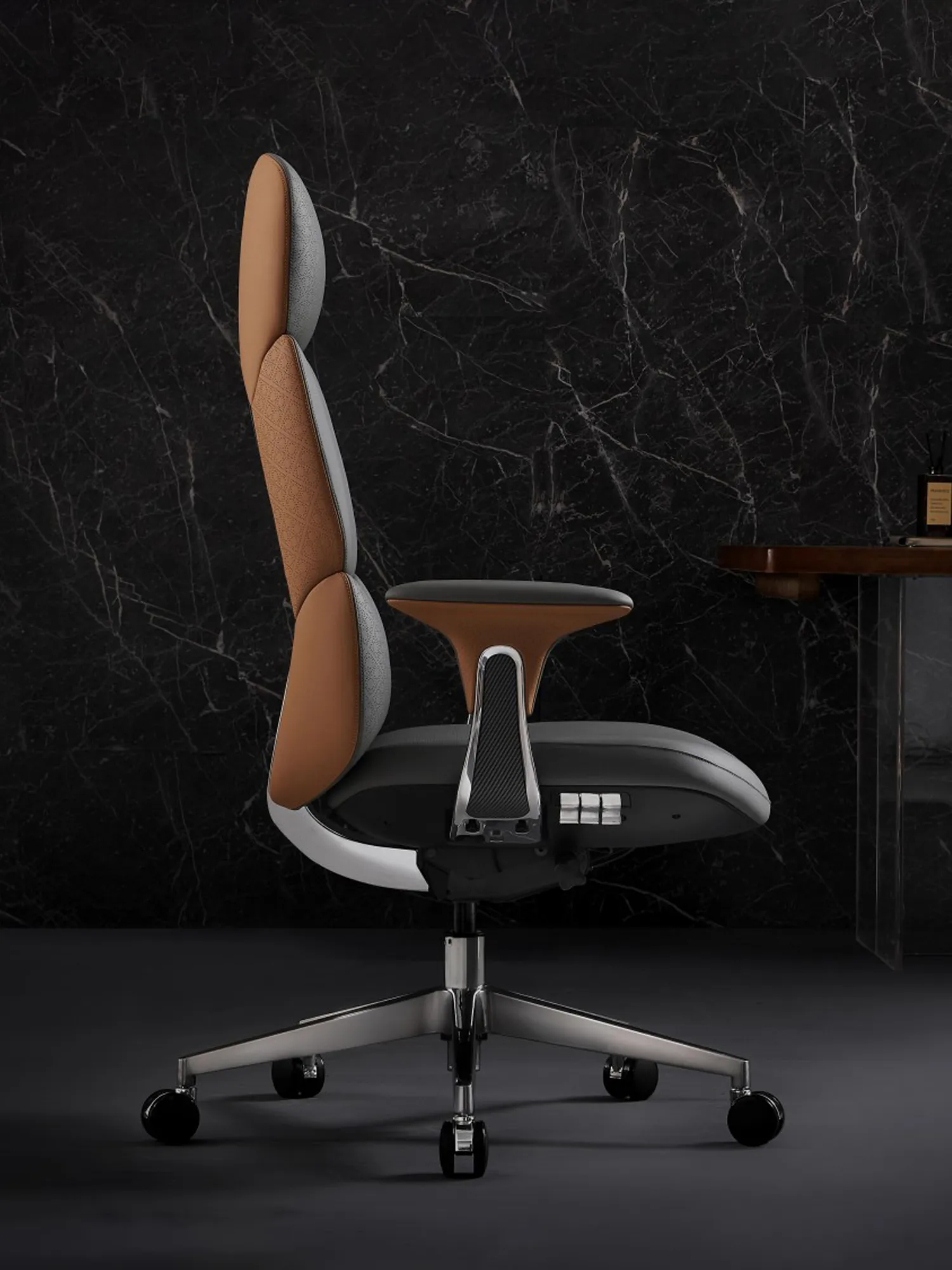 Nyla Leather Chair with Easy Adjustment - Image 28