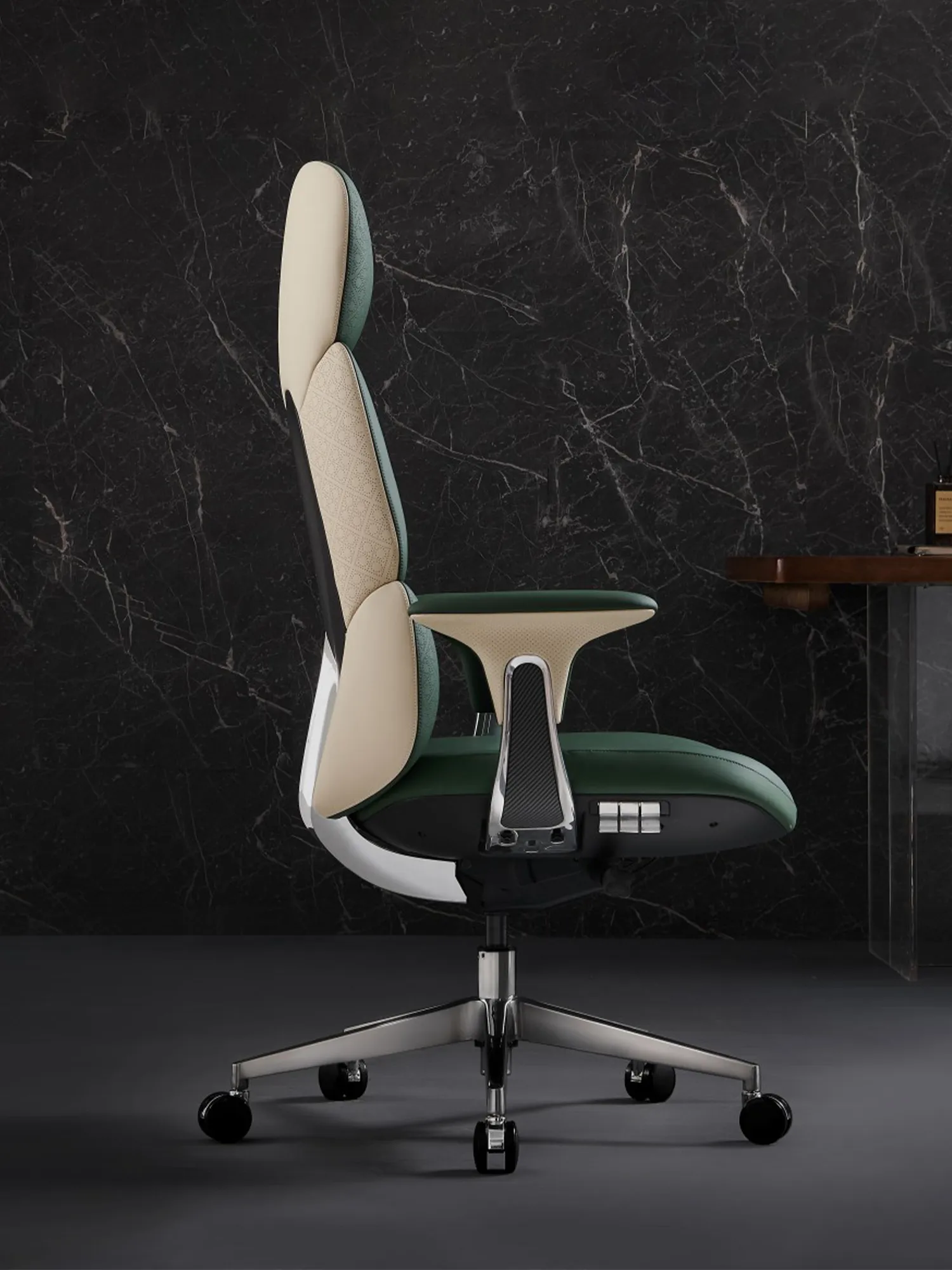 Nyla Leather Chair with Easy Adjustment - Image 40