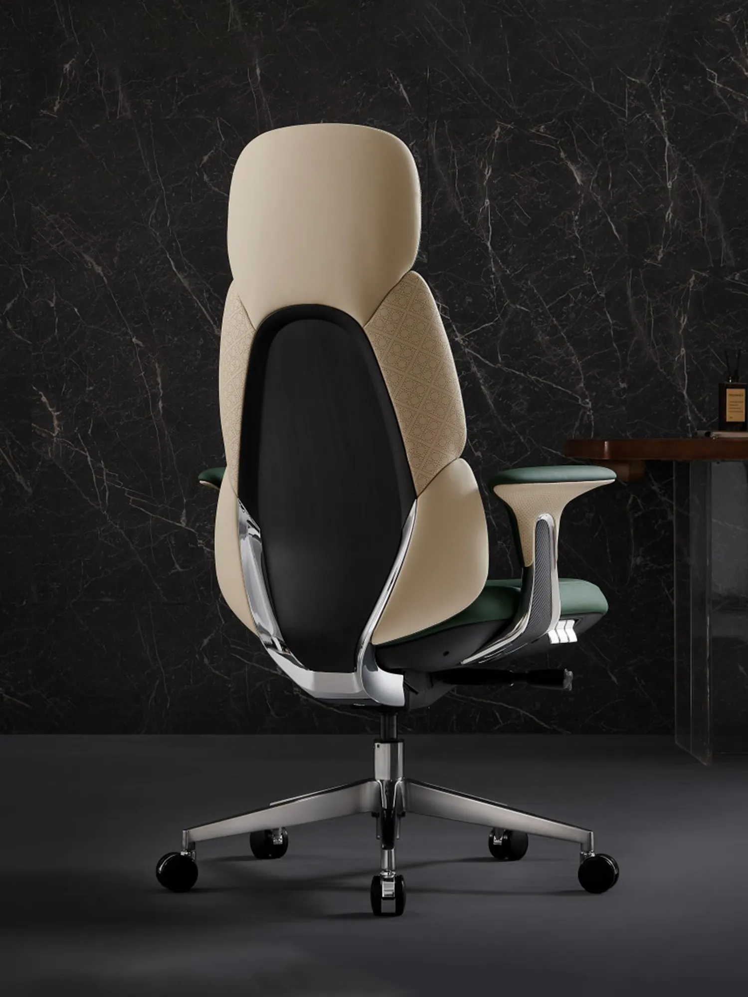 Nyla Leather Chair with Easy Adjustment - Image 41