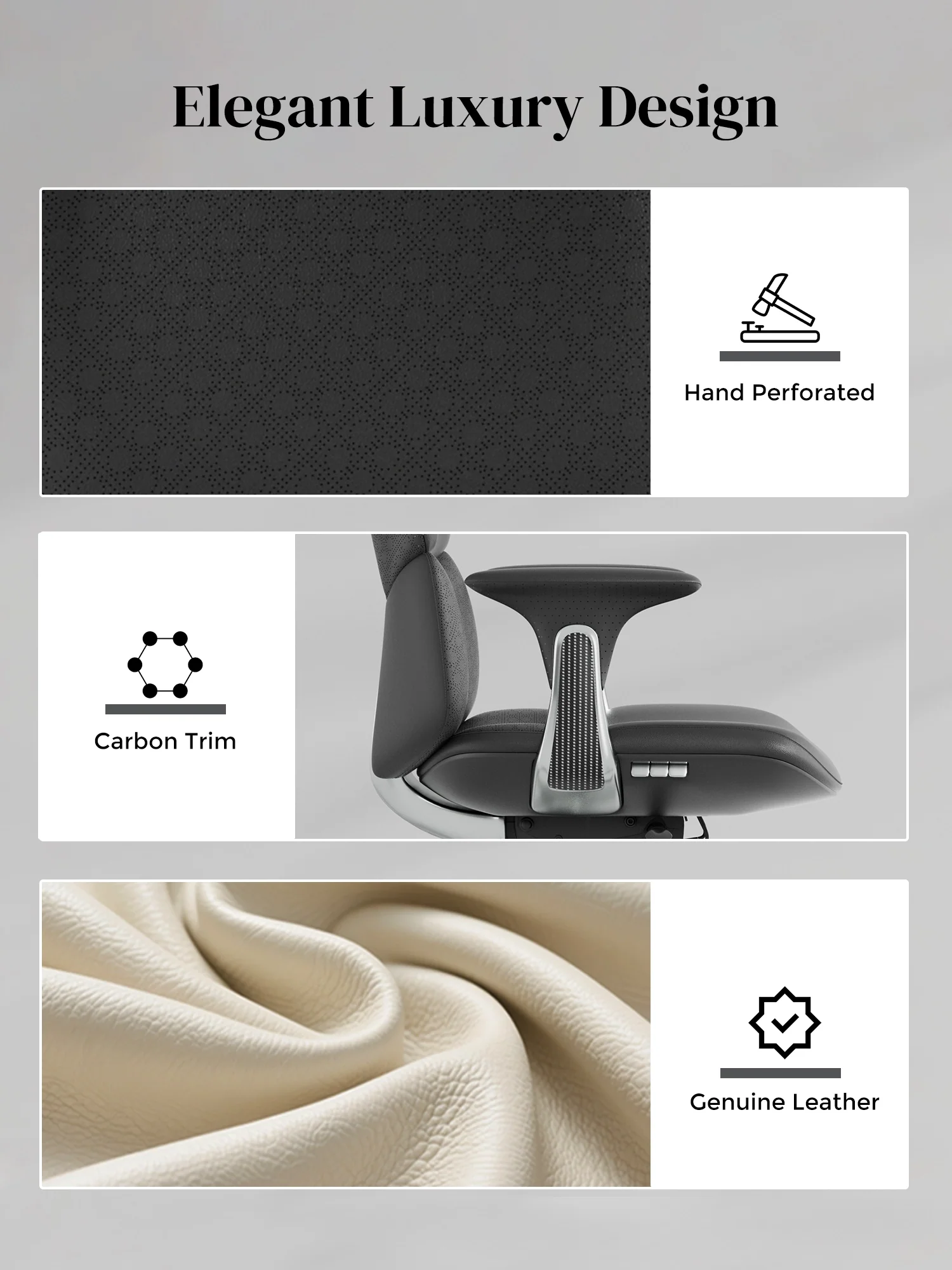 Nyla Leather Chair with Easy Adjustment - Image 48