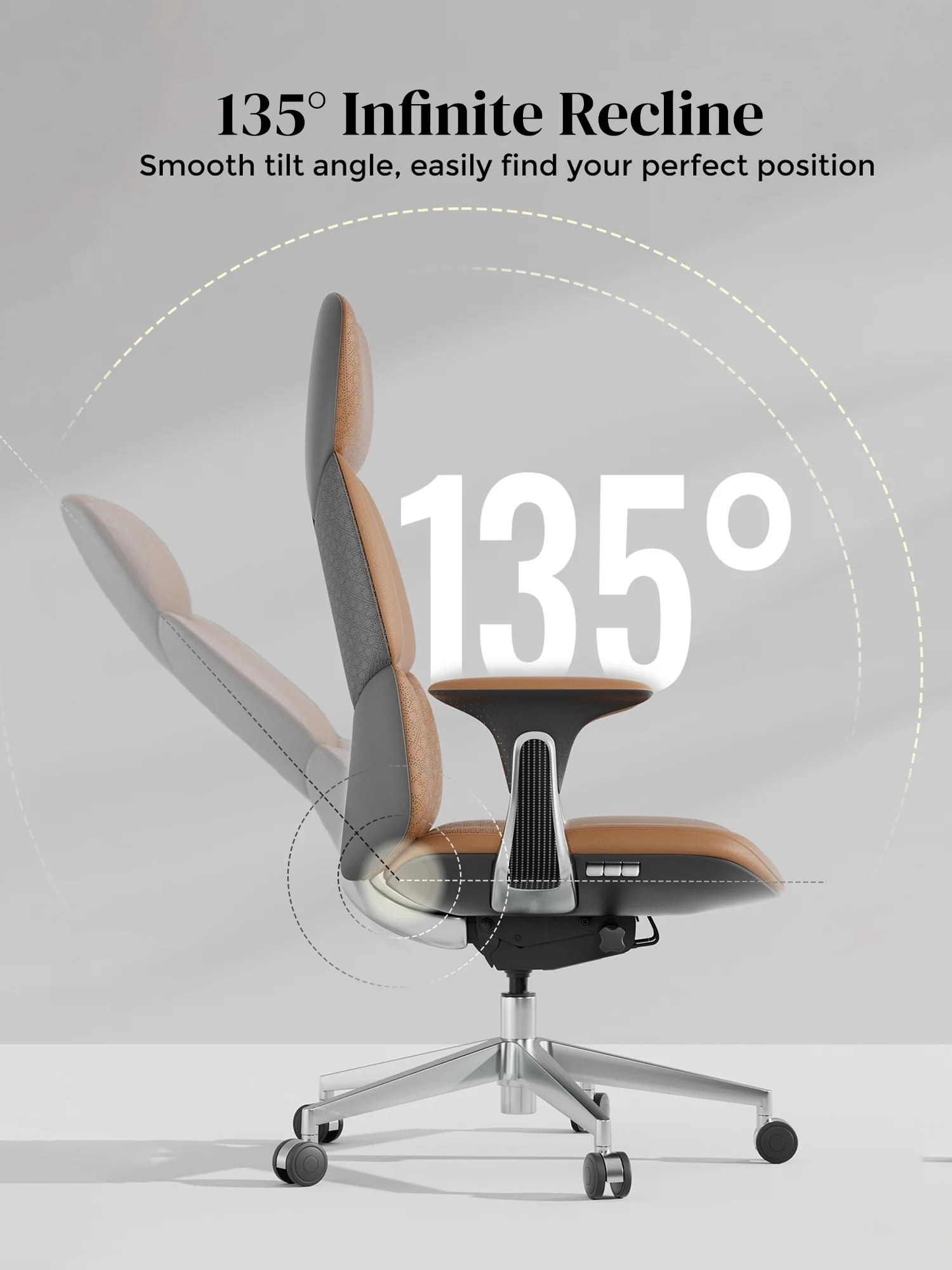 Nyla Leather Chair with Easy Adjustment - Image 5