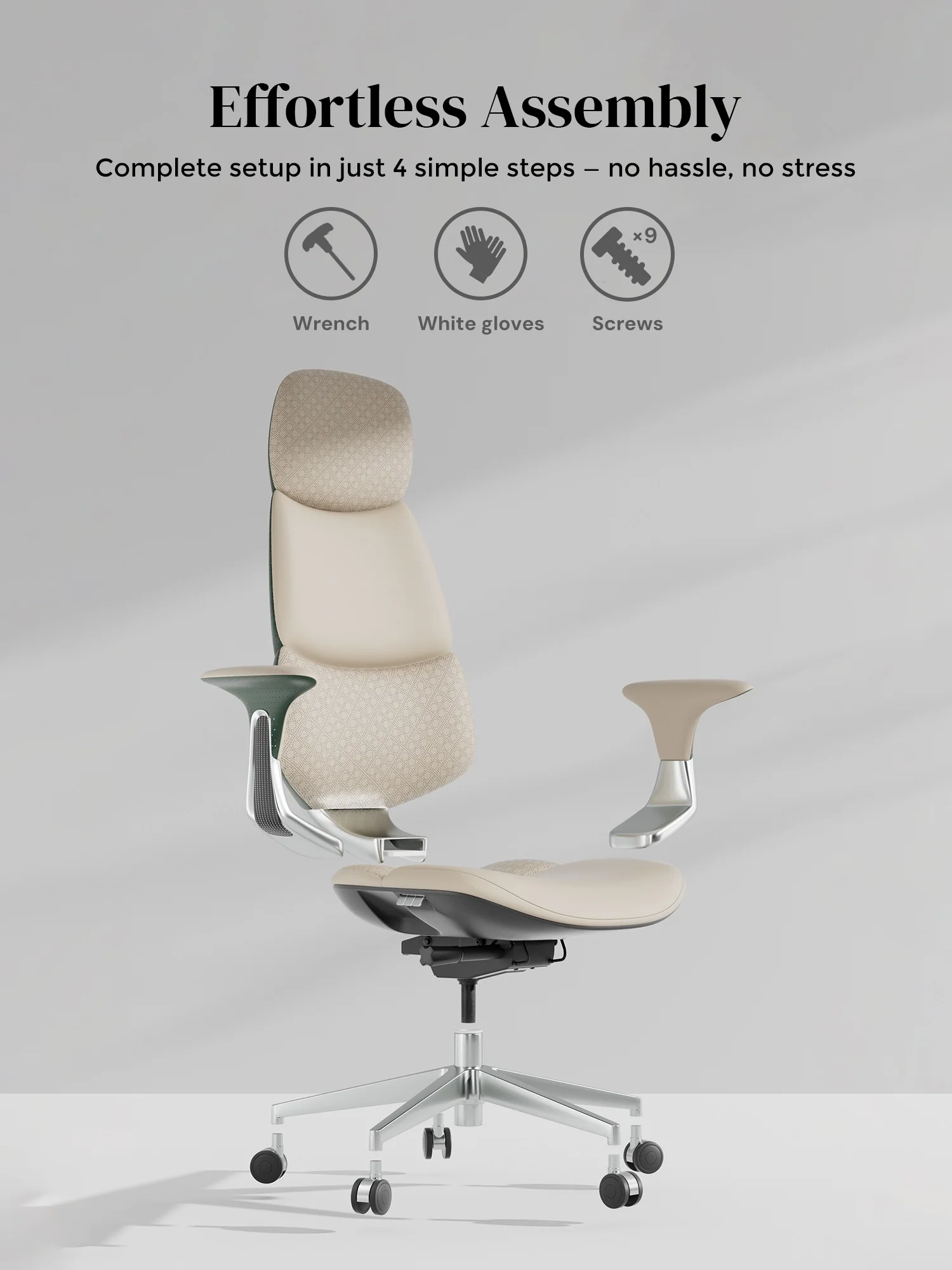 Nyla Leather Chair with Easy Adjustment - Image 66