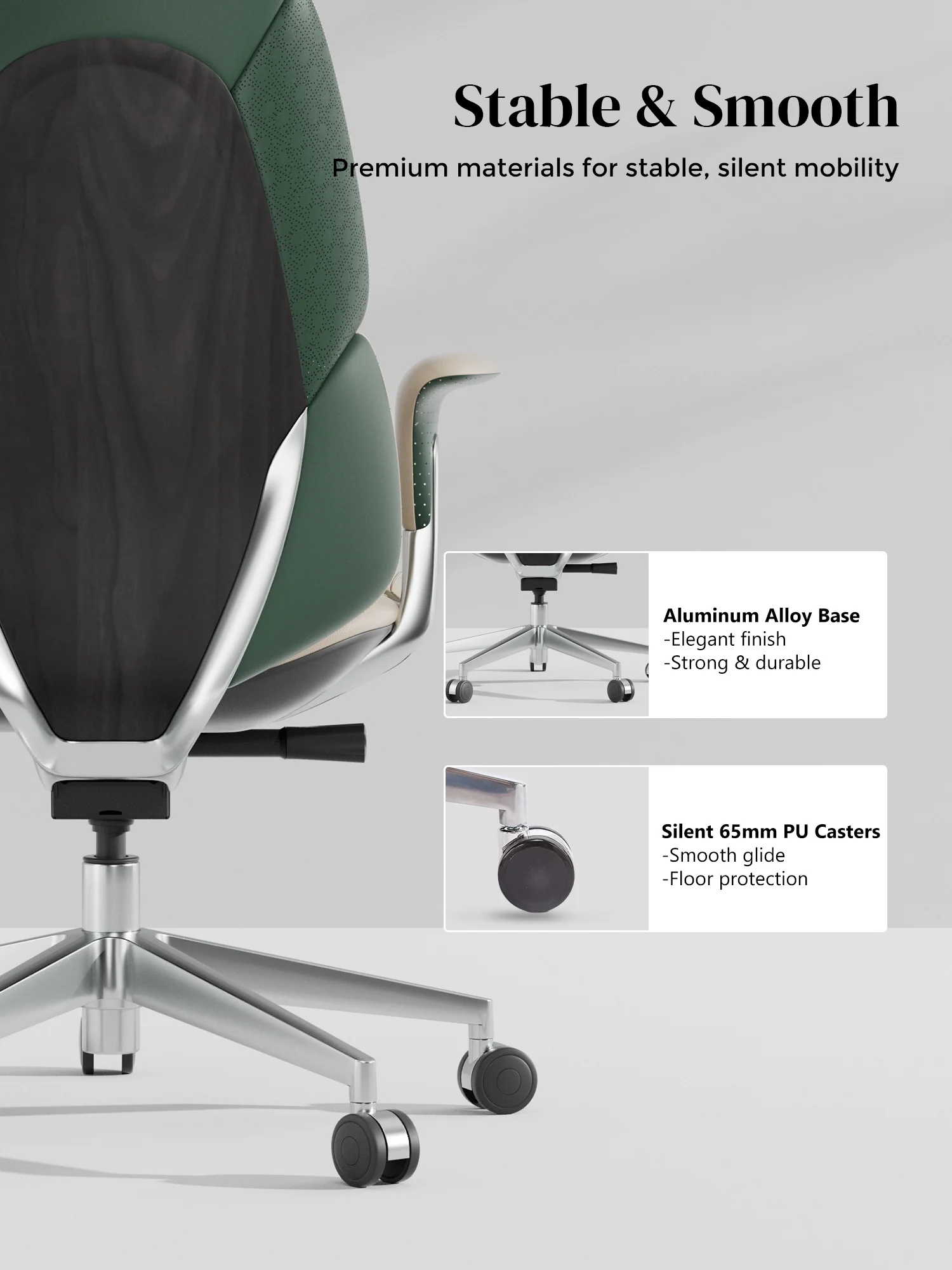 Nyla Leather Chair with Easy Adjustment - Image 67