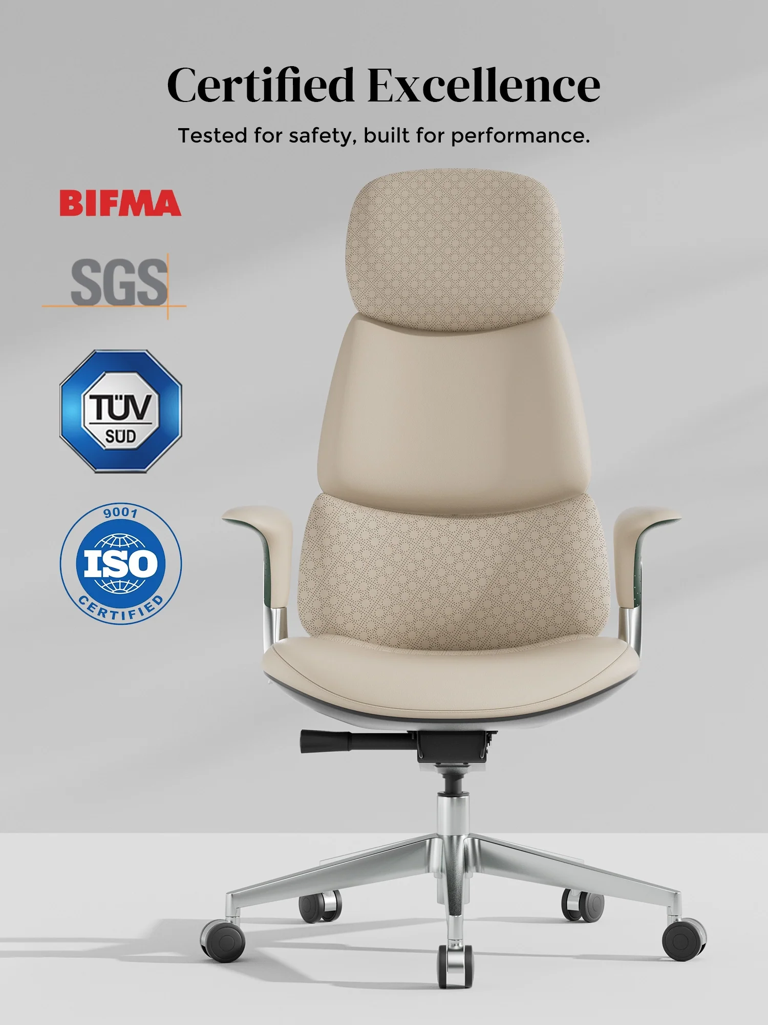 Nyla Leather Chair with Easy Adjustment - Image 68