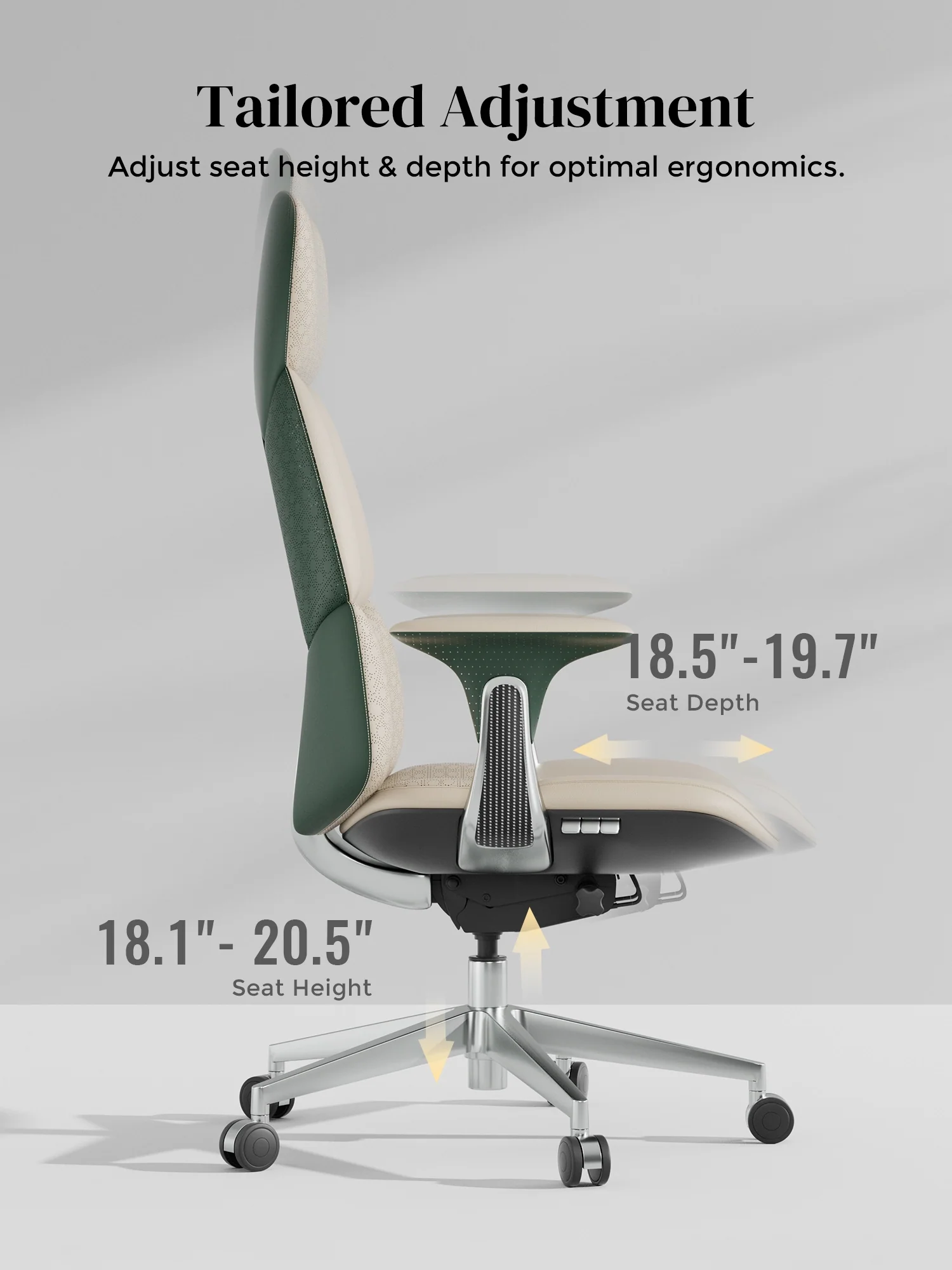 Nyla Leather Chair with Easy Adjustment - Image 70