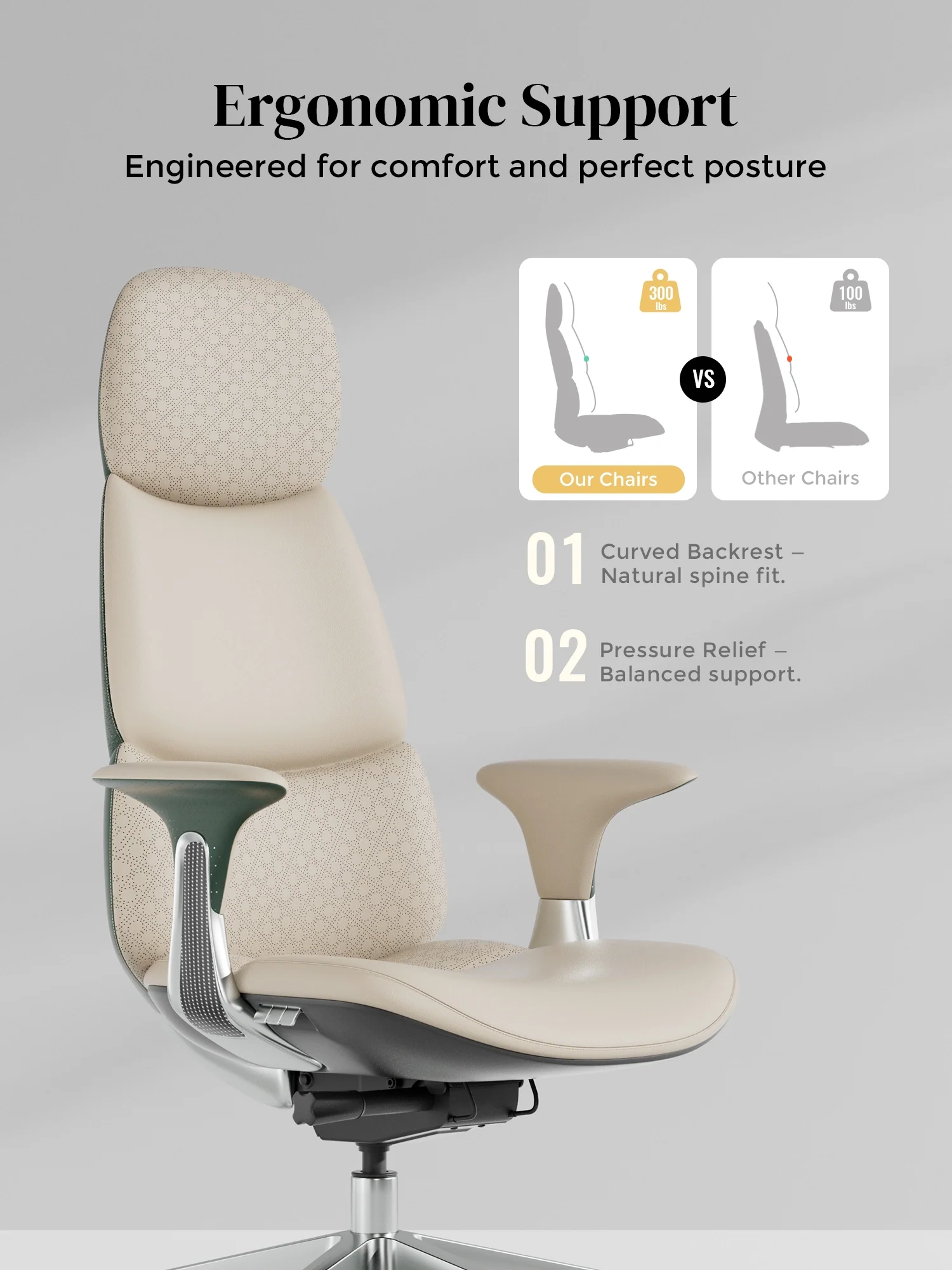 Nyla Leather Chair with Easy Adjustment - Image 73