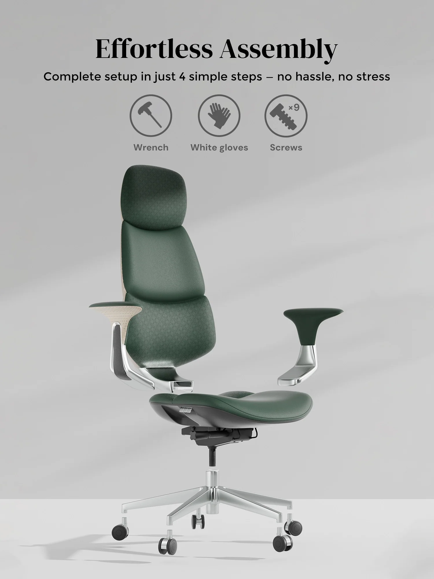 Nyla Leather Chair with Easy Adjustment - Image 77