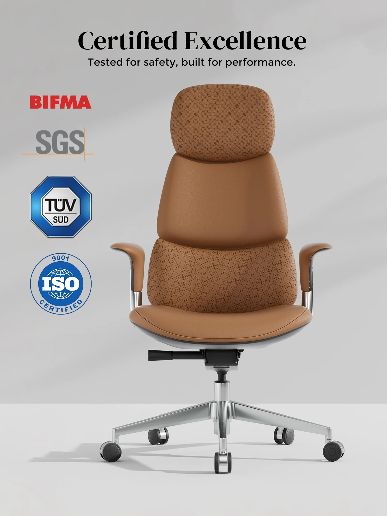 Nyla Leather Chair with Easy Adjustment - Image 8