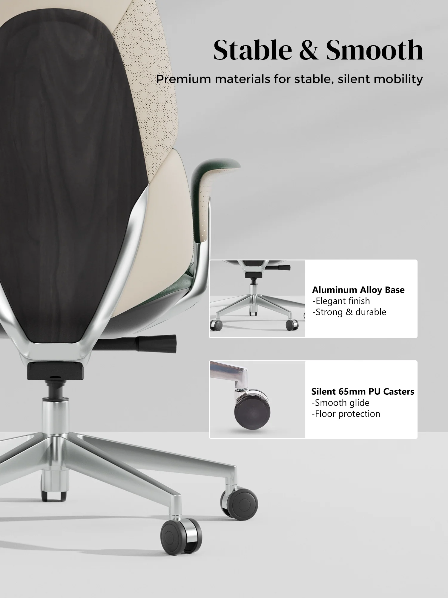 Nyla Leather Chair with Easy Adjustment - Image 80