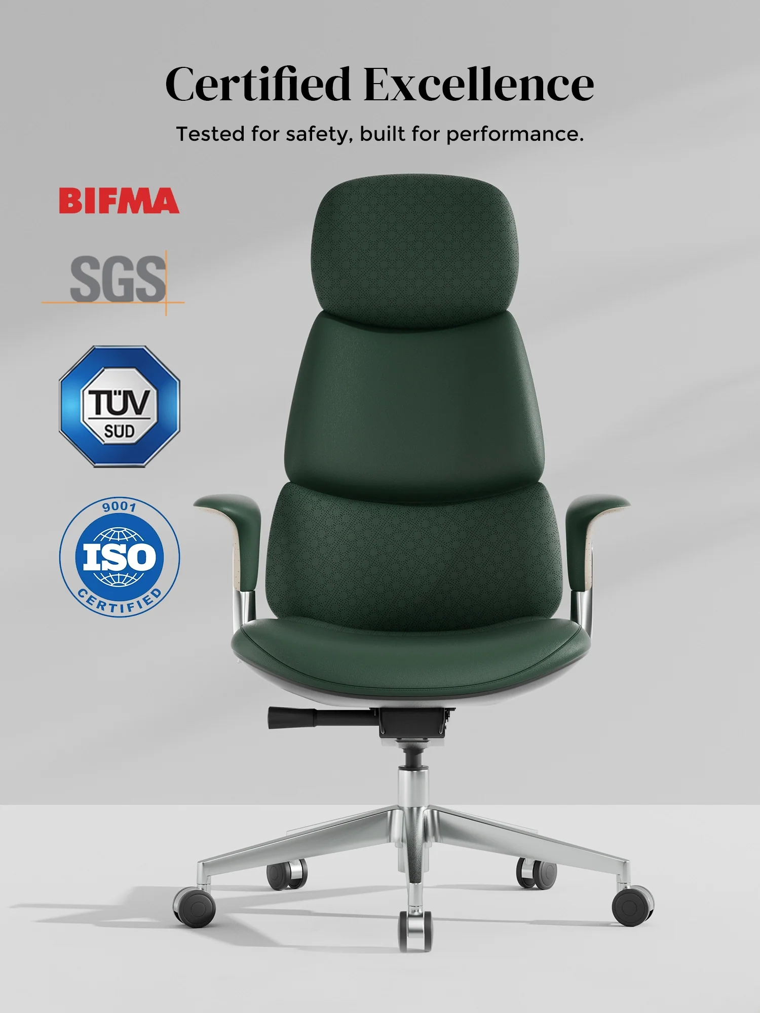 Nyla Leather Chair with Easy Adjustment - Image 83