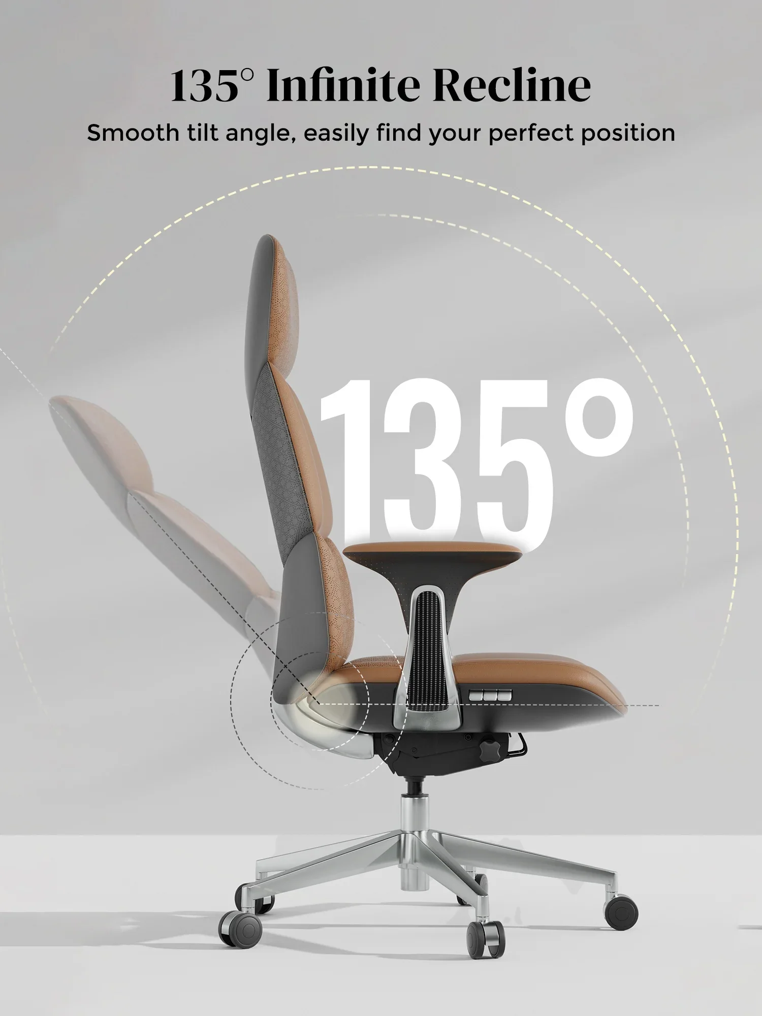 Nyla Leather Chair with Easy Adjustment - Image 97