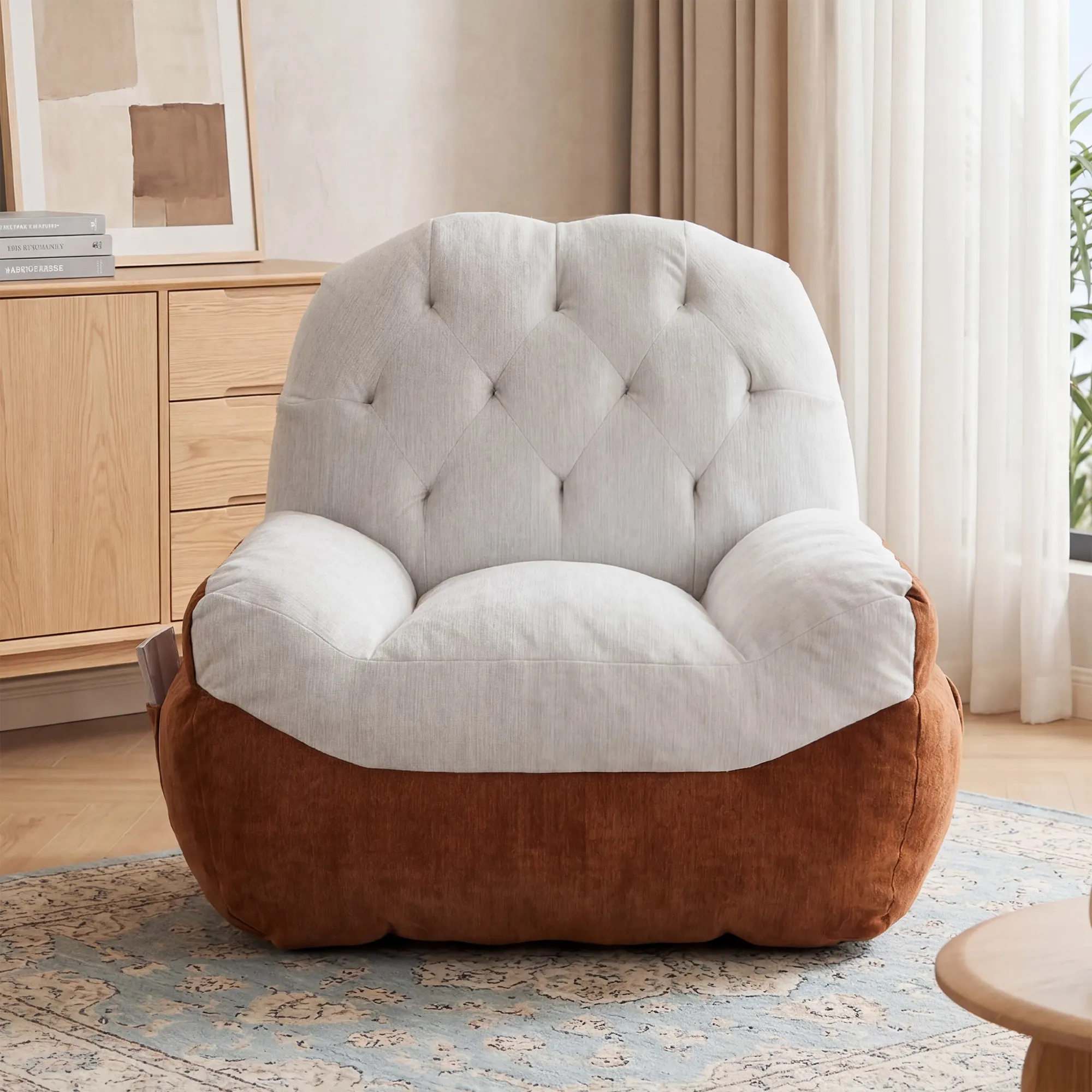 Eos Color-Block Compressed Single Sofa - Image 3