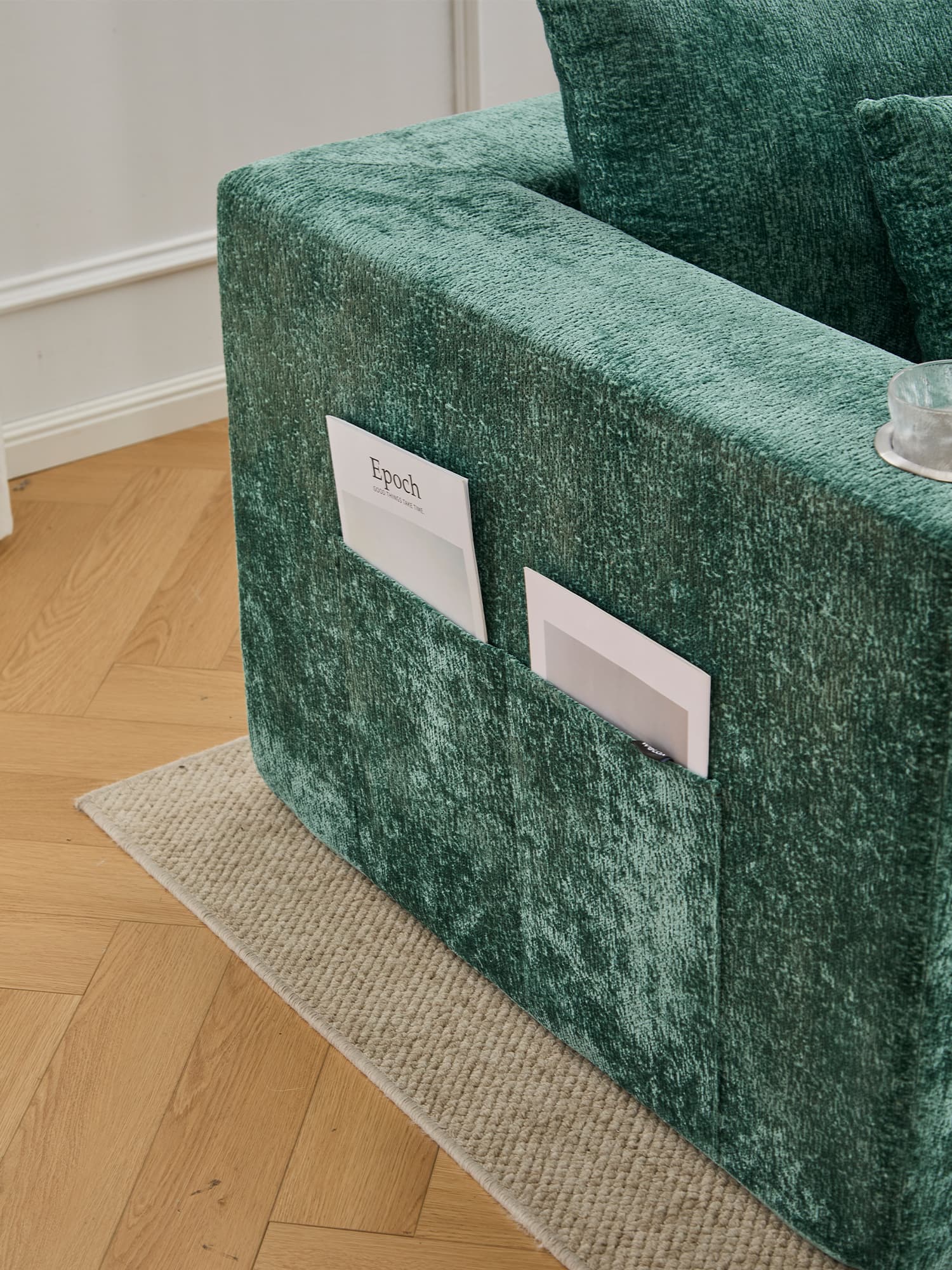 Hestia Compressed Modular Sofa with Cup Holders & Storage - Image 30