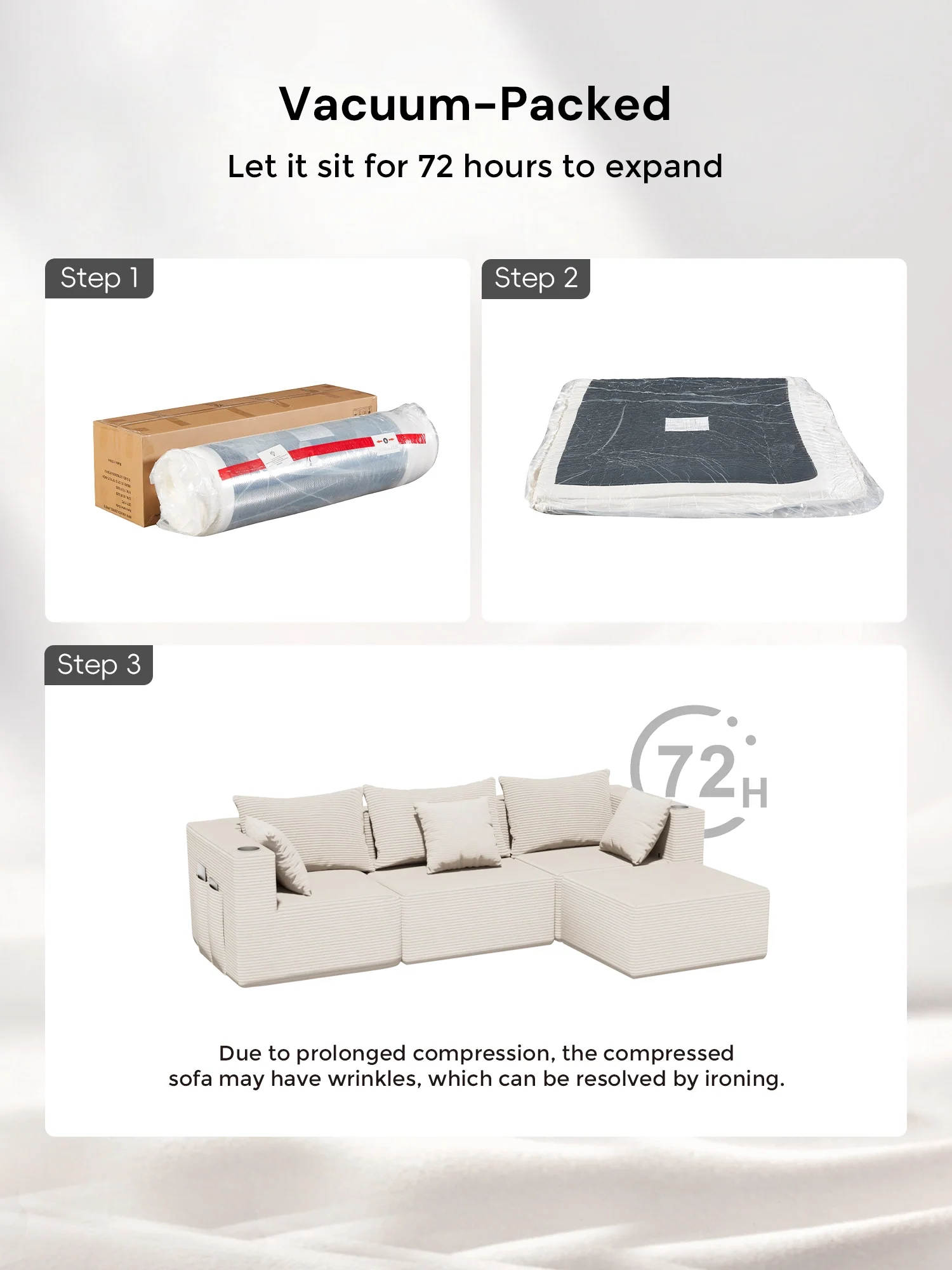 Hestia Compressed Modular Sofa with Cup Holders & Storage - Image 79