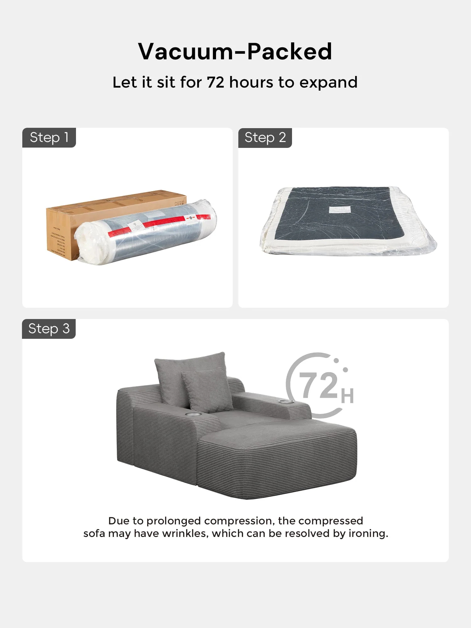 Morpheus Oversized Compressed Single Sofa - Image 29