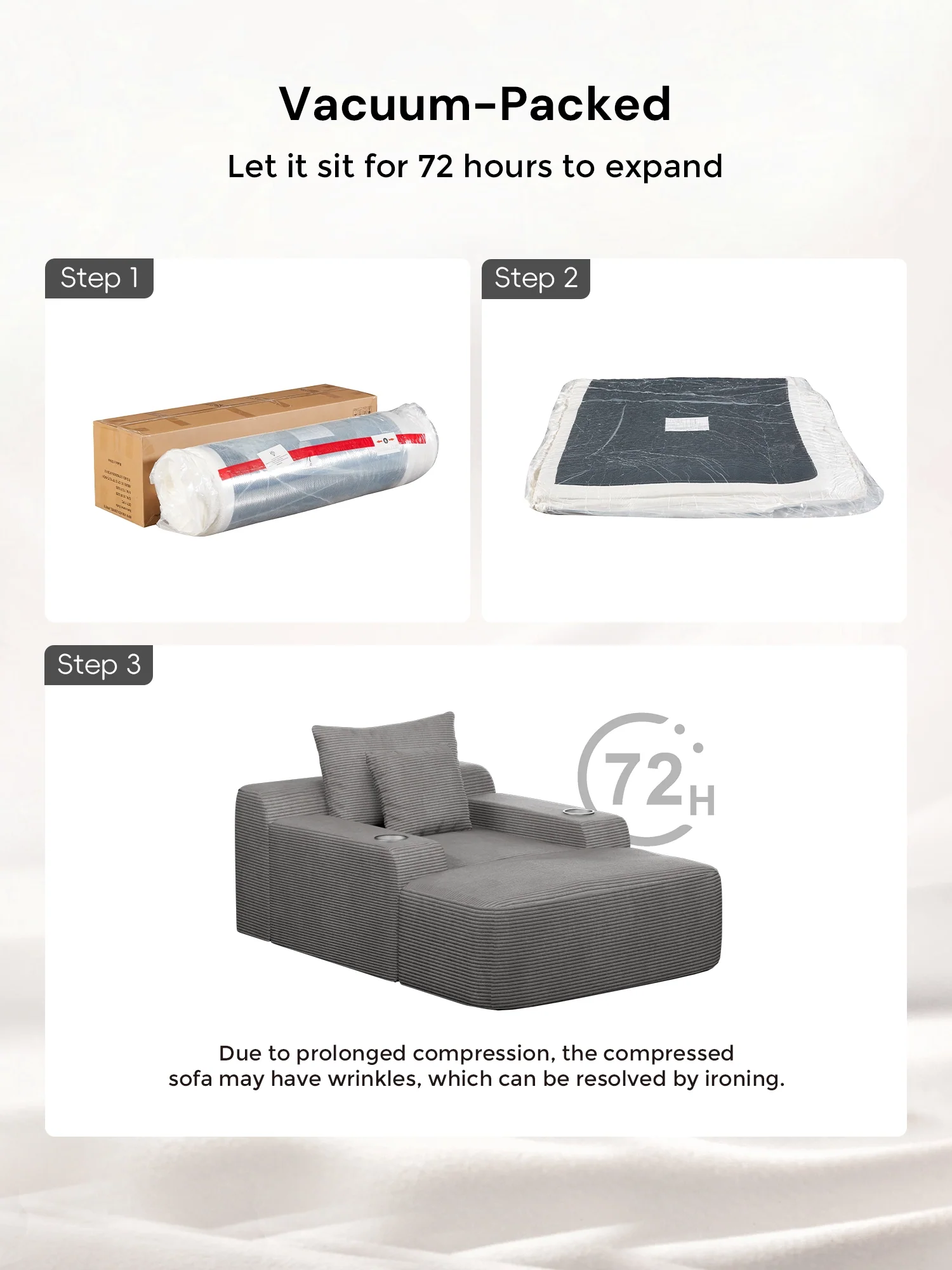 Morpheus Oversized Compressed Single Sofa - Image 34