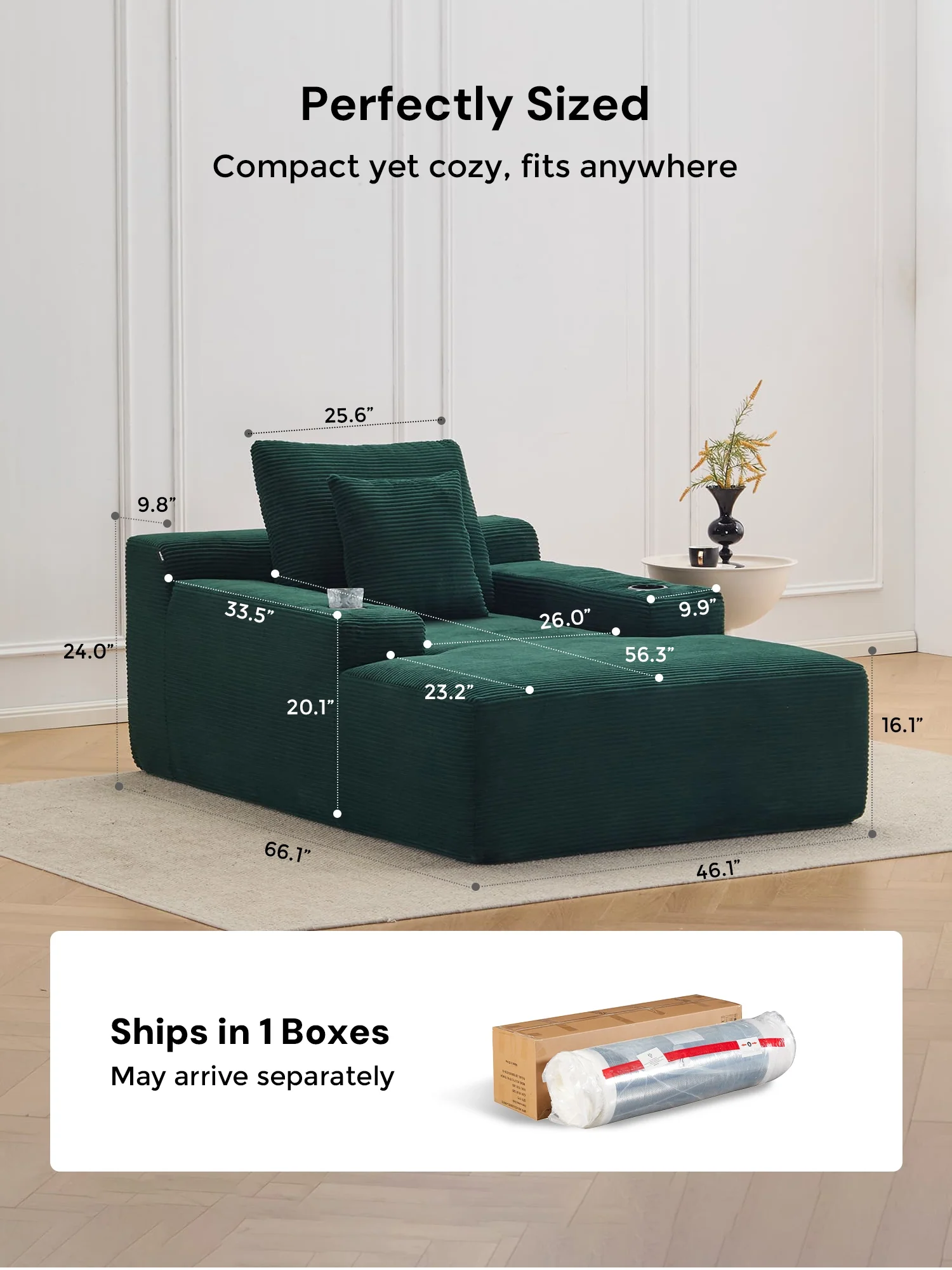 Morpheus Oversized Compressed Single Sofa - Image 36