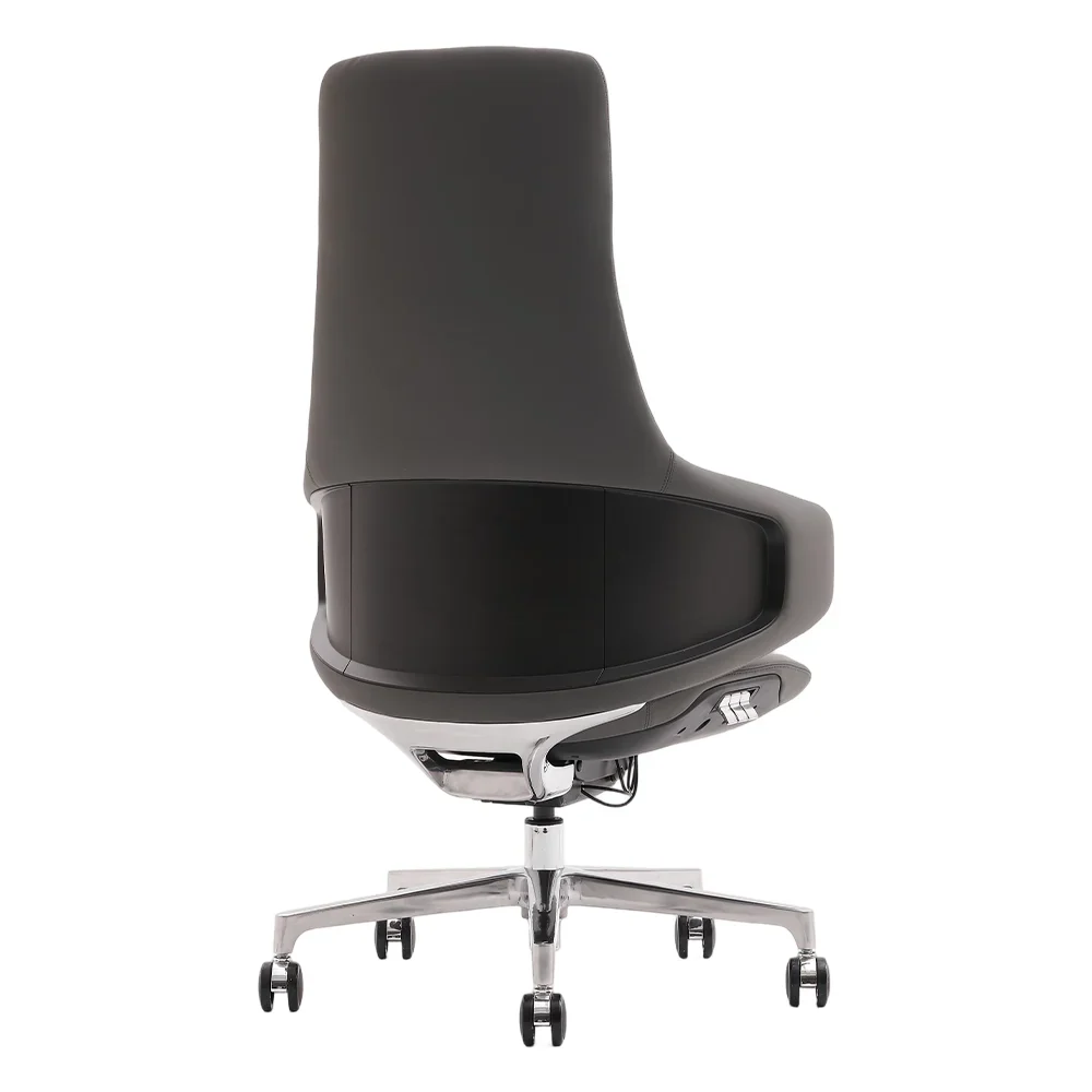 Natia Leather Office Chair with Wraparound Lumbar - Image 102