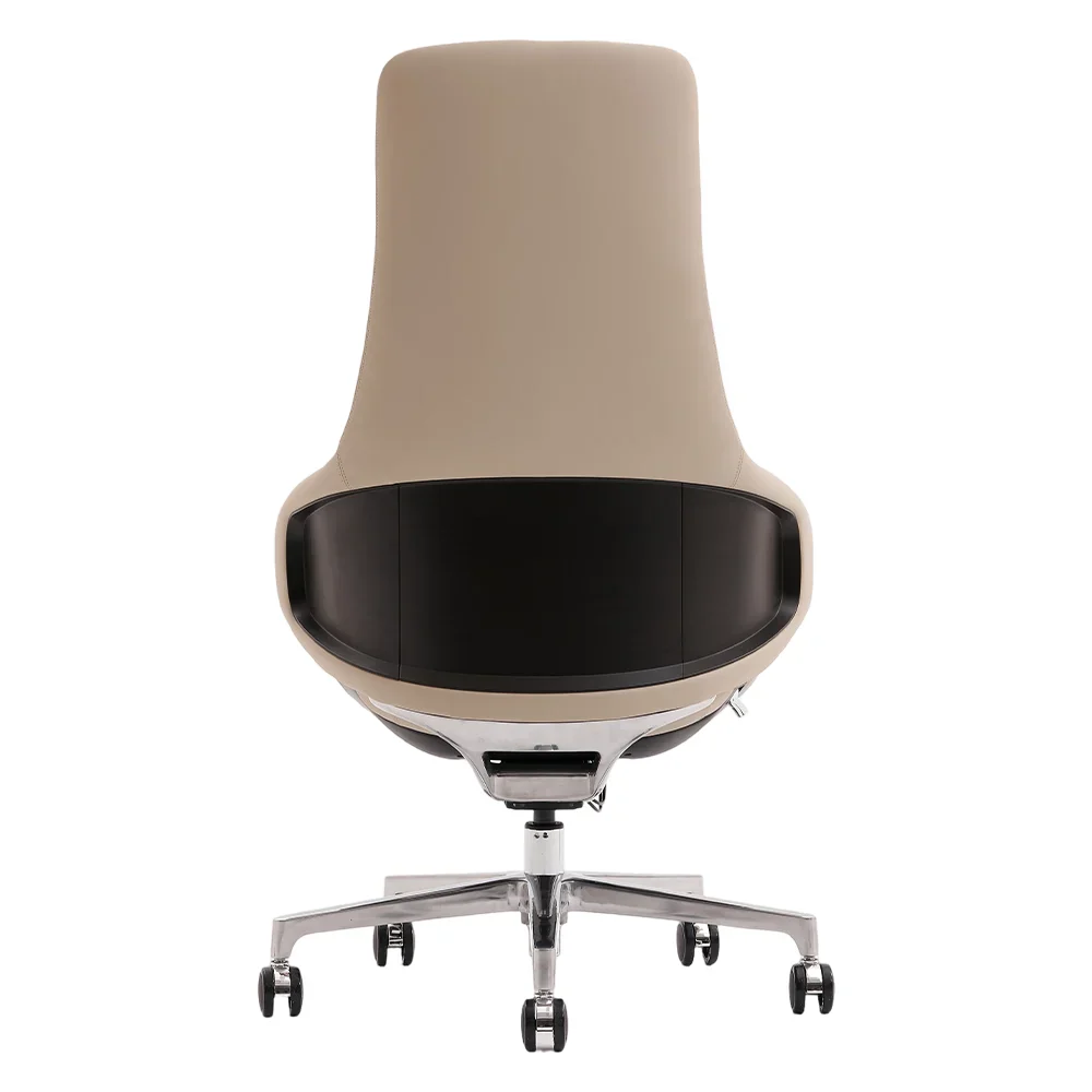 Natia Leather Office Chair with Wraparound Lumbar - Image 109