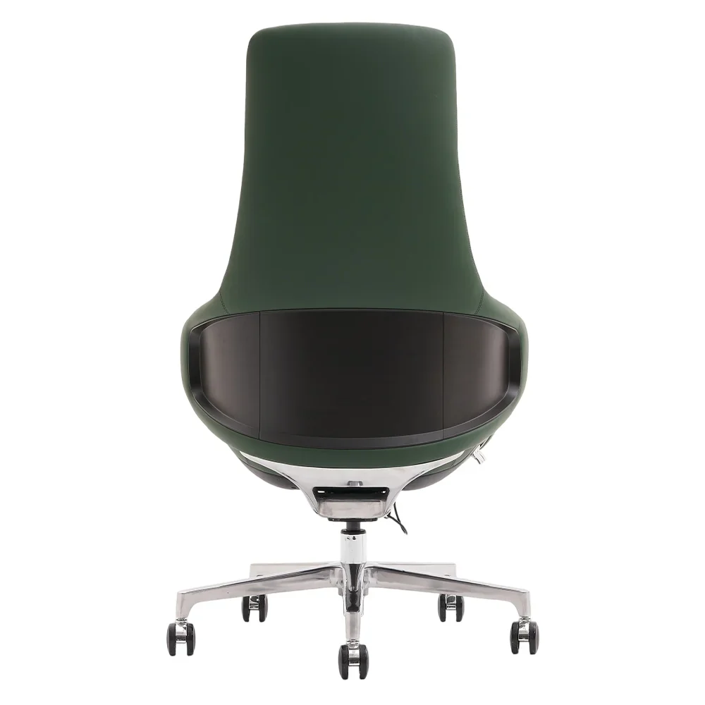 Natia Leather Office Chair with Wraparound Lumbar - Image 117