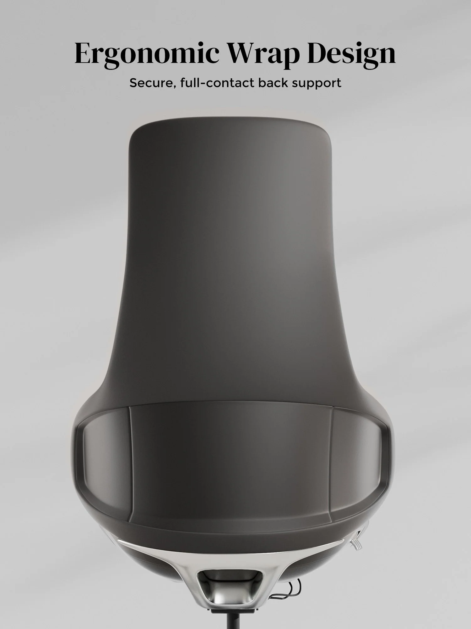 Natia Leather Office Chair with Wraparound Lumbar - Image 41