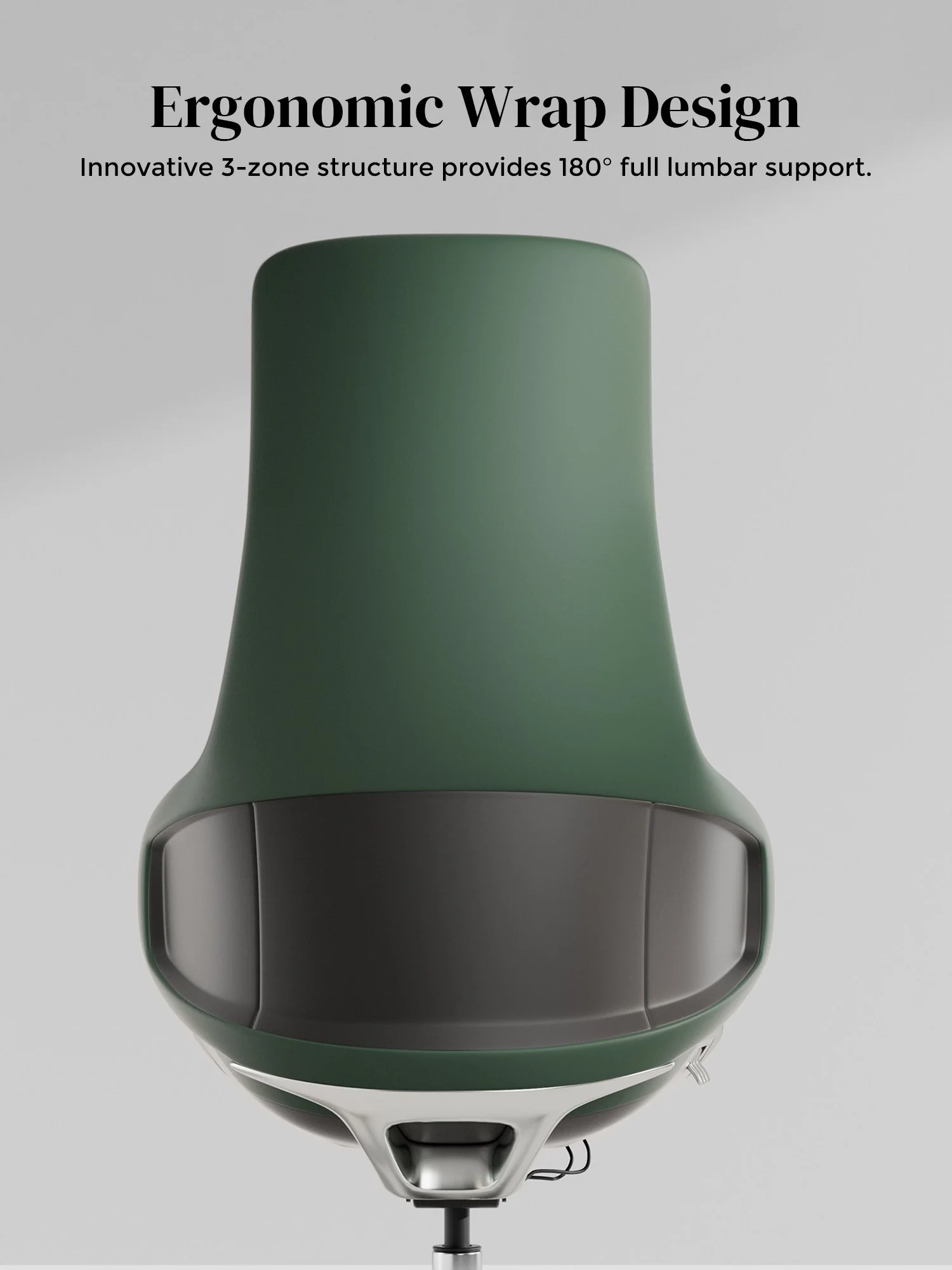 Natia Leather Office Chair with Wraparound Lumbar - Image 75