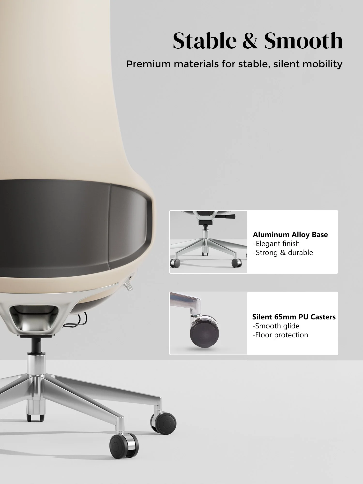 Natia Leather Office Chair with Wraparound Lumbar - Image 82