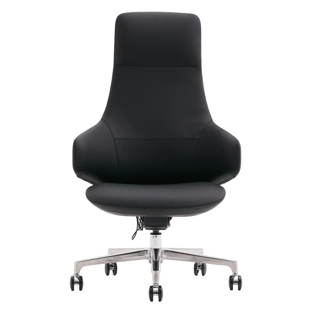 Natia Leather Office Chair with Wraparound Lumbar - Image 85