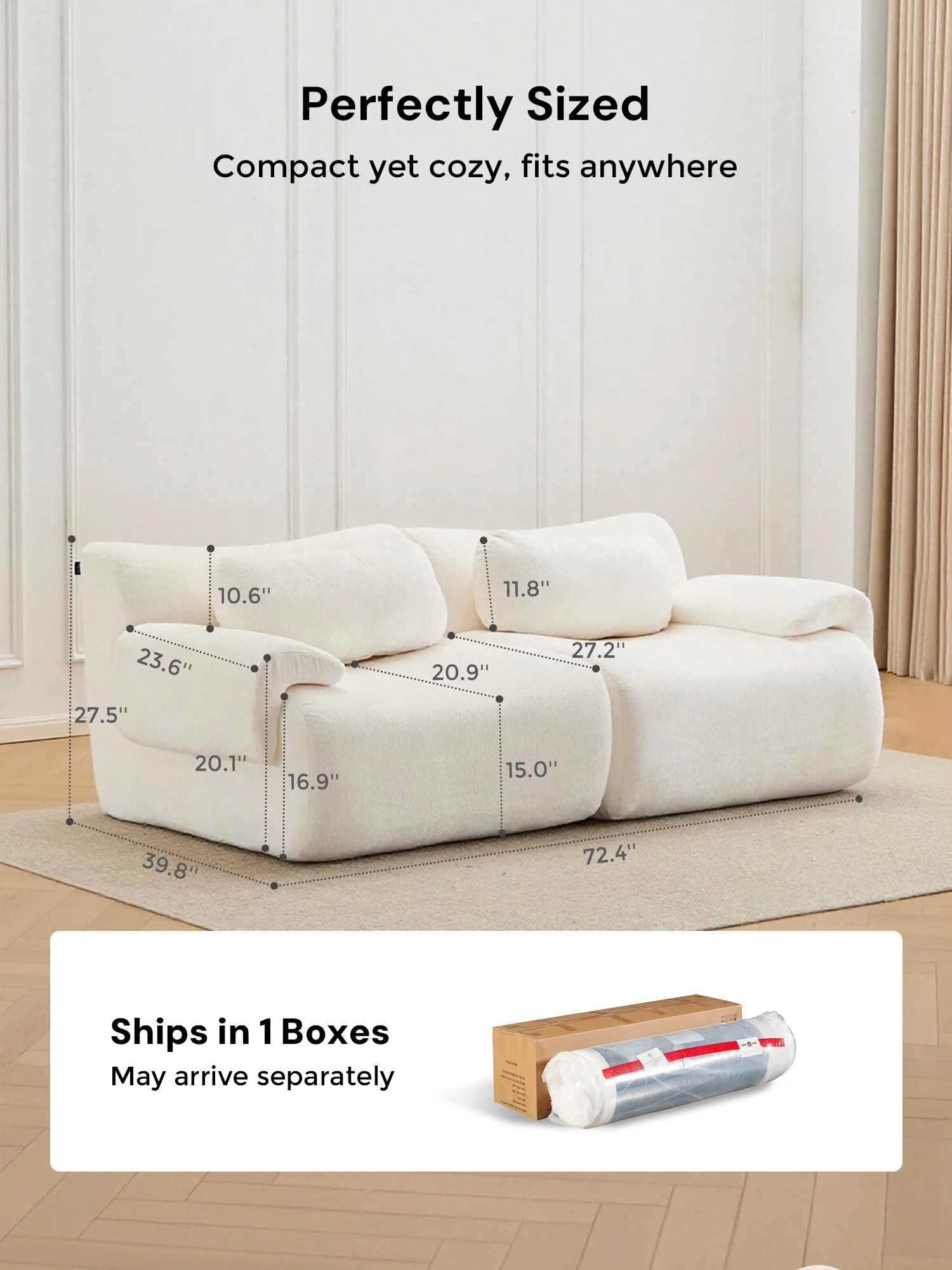 Nephele  Modular Sectional Compressed Sofa - Image 102
