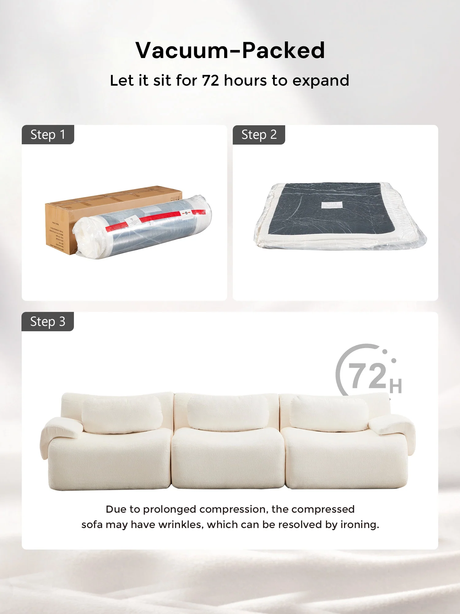 Nephele Wave-Shaped Compressed Sectional Sofa - Image 29