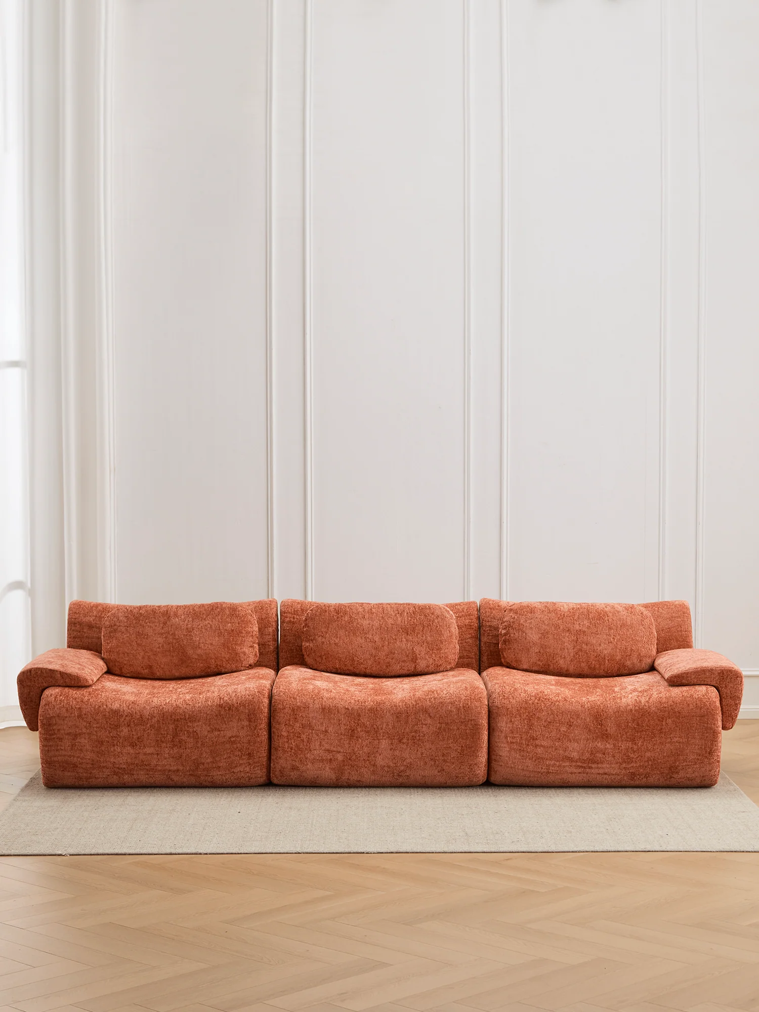 Nephele Wave-Shaped Compressed Sectional Sofa - Image 5